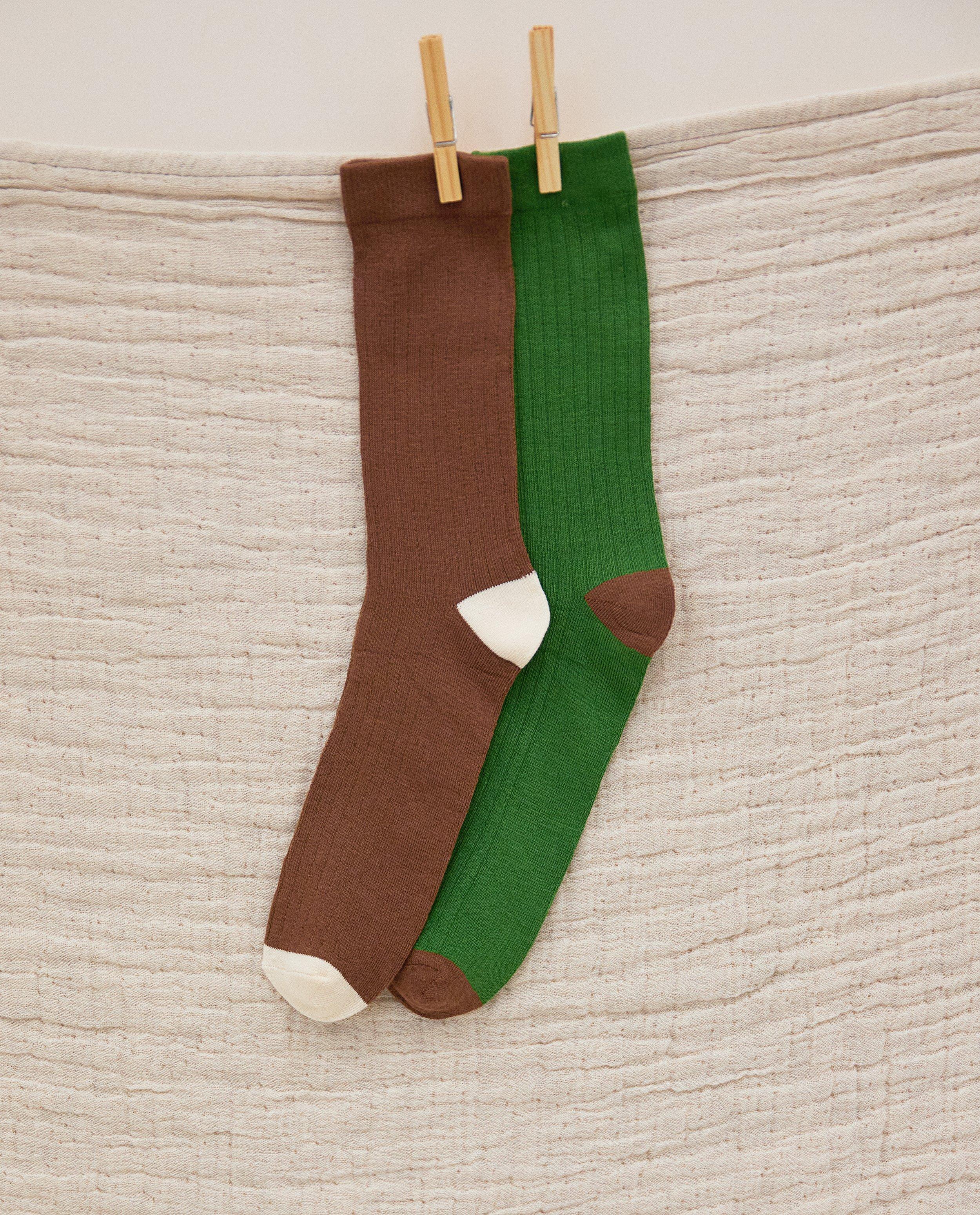 Lot de 2 paires de chaussettes pour hommes - null - JBC
