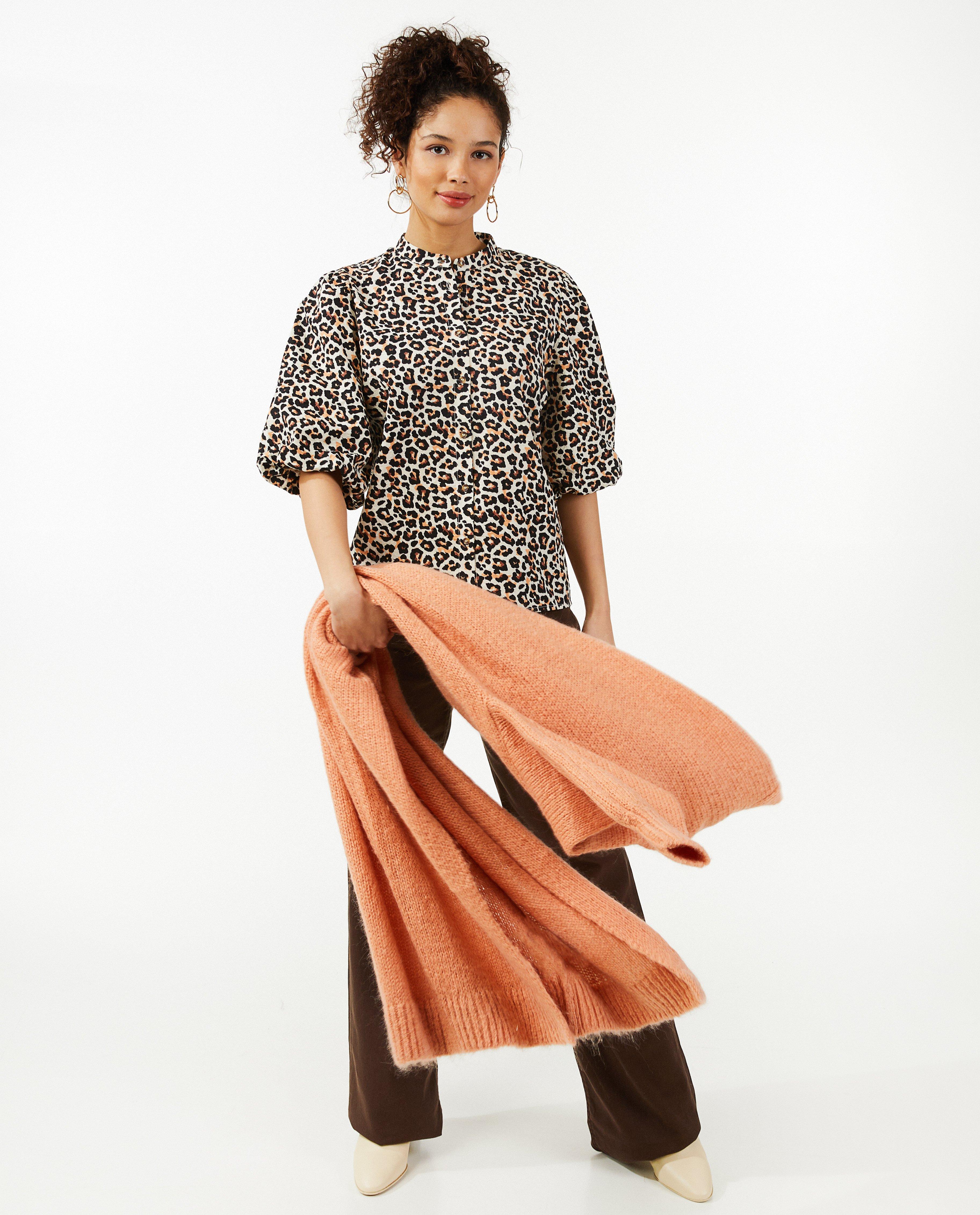 Blouse à imprimé léopard - null - Sora