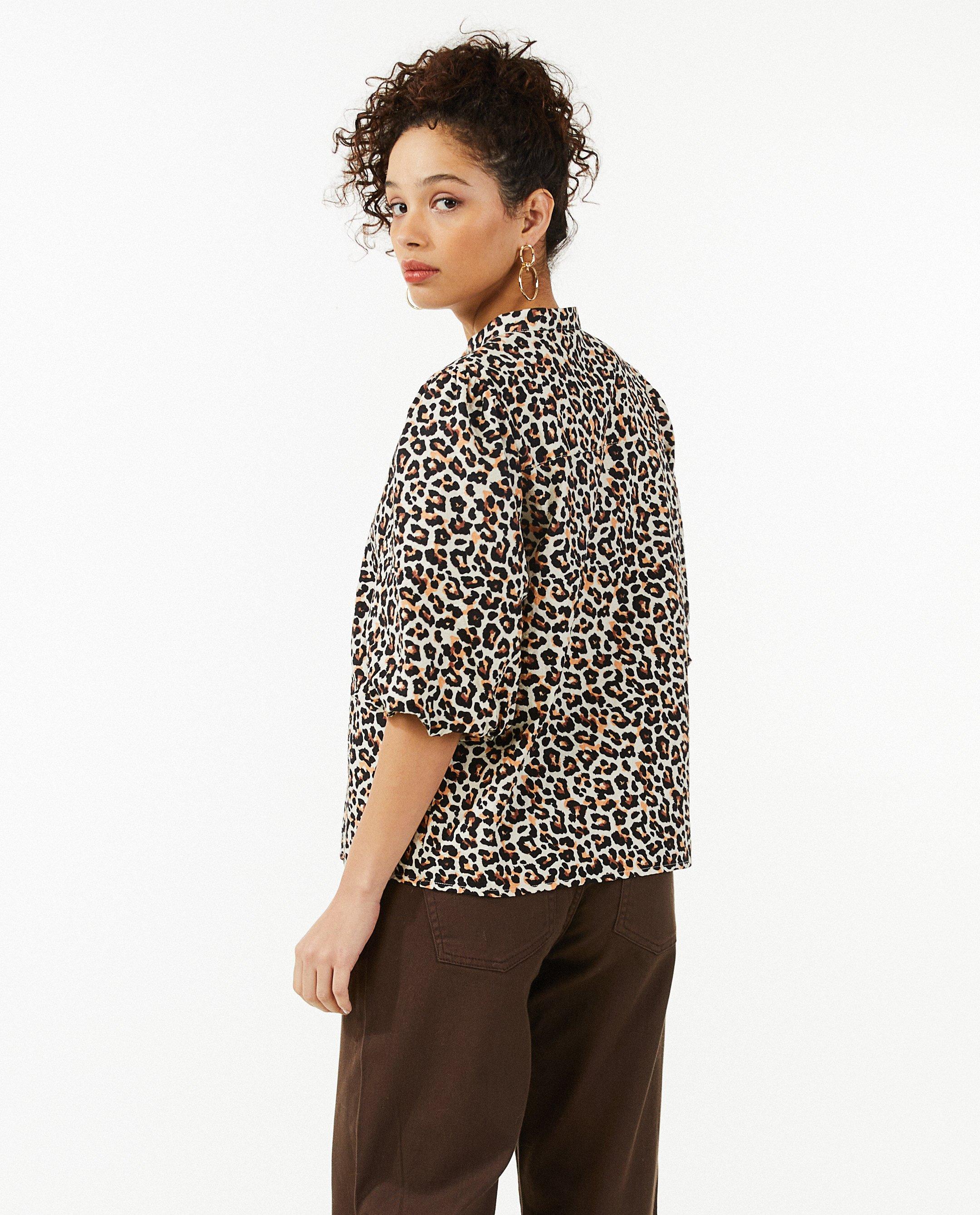 Chemises - Blouse à imprimé léopard