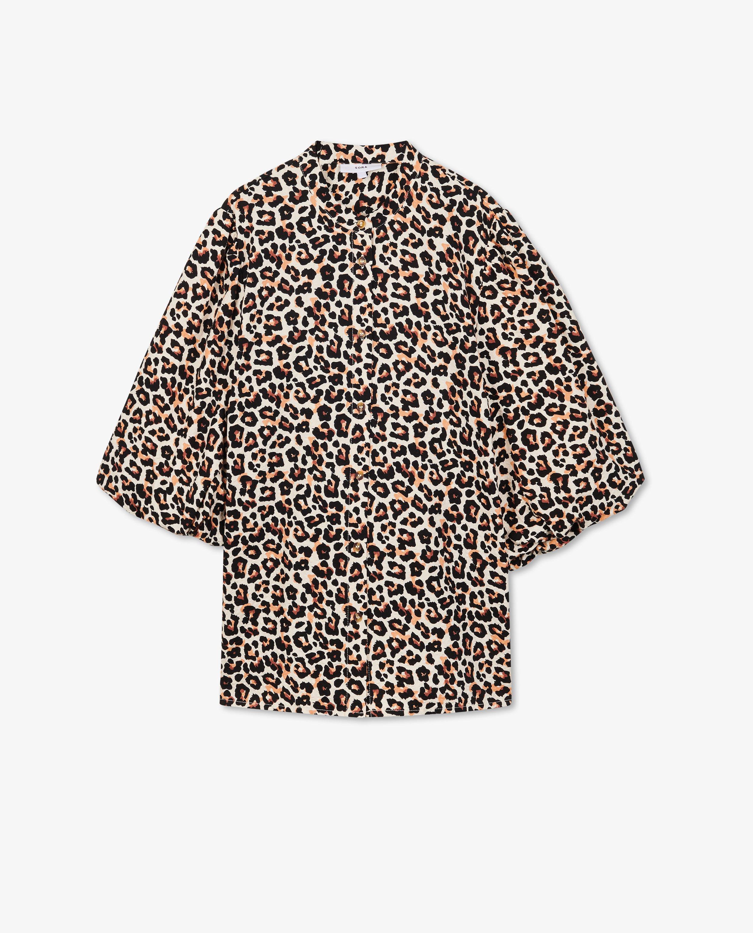 Chemises - Blouse à imprimé léopard