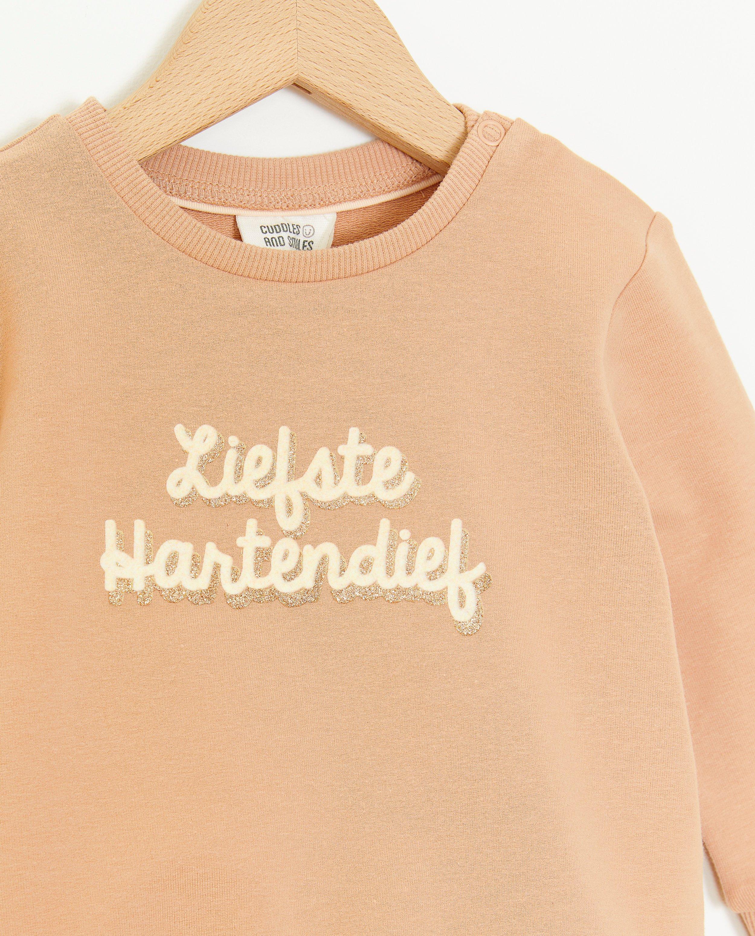 Sweaters - Sweater met opschrift (NL)