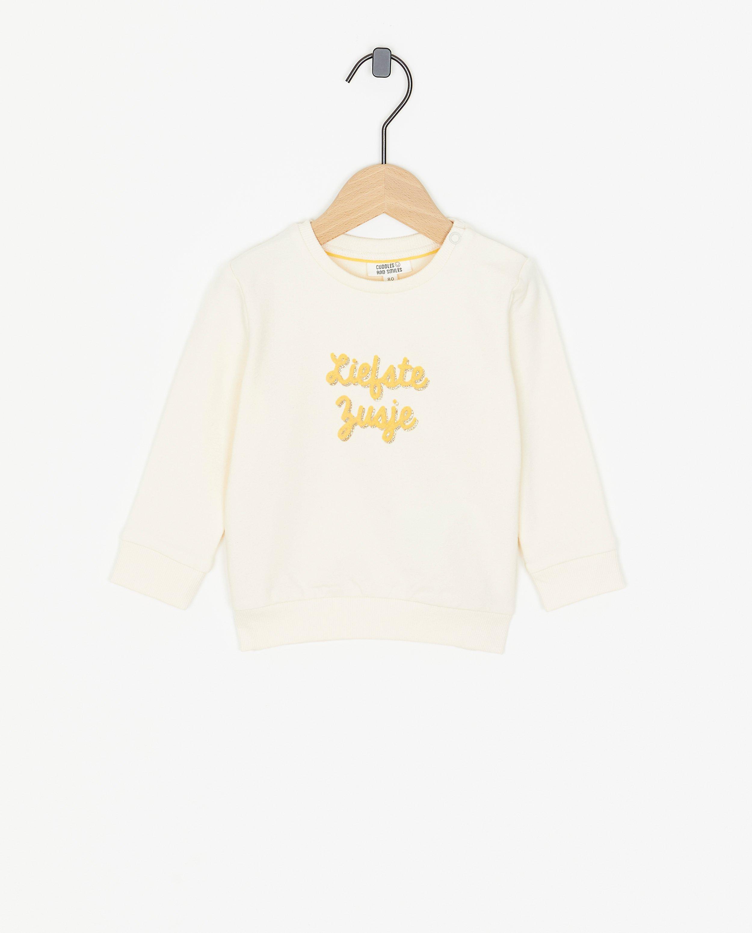 Sweater Liefste Zusje - Product Detail - wit - afbeelding nummer 1