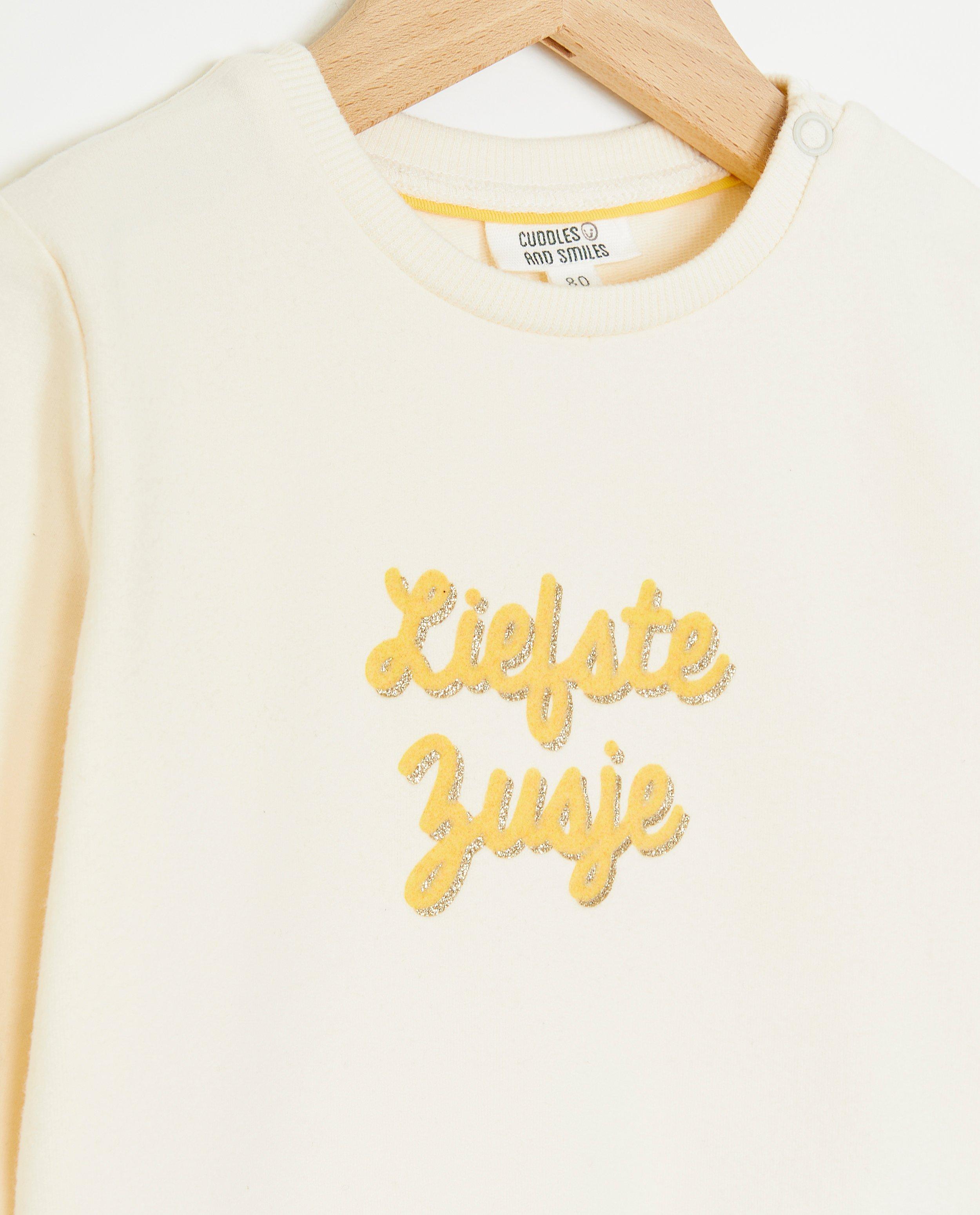 Sweater Liefste Zusje - Product Detail - wit - afbeelding nummer 3