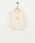 Sweater met opschrift (FR) - null - Cuddles and Smiles