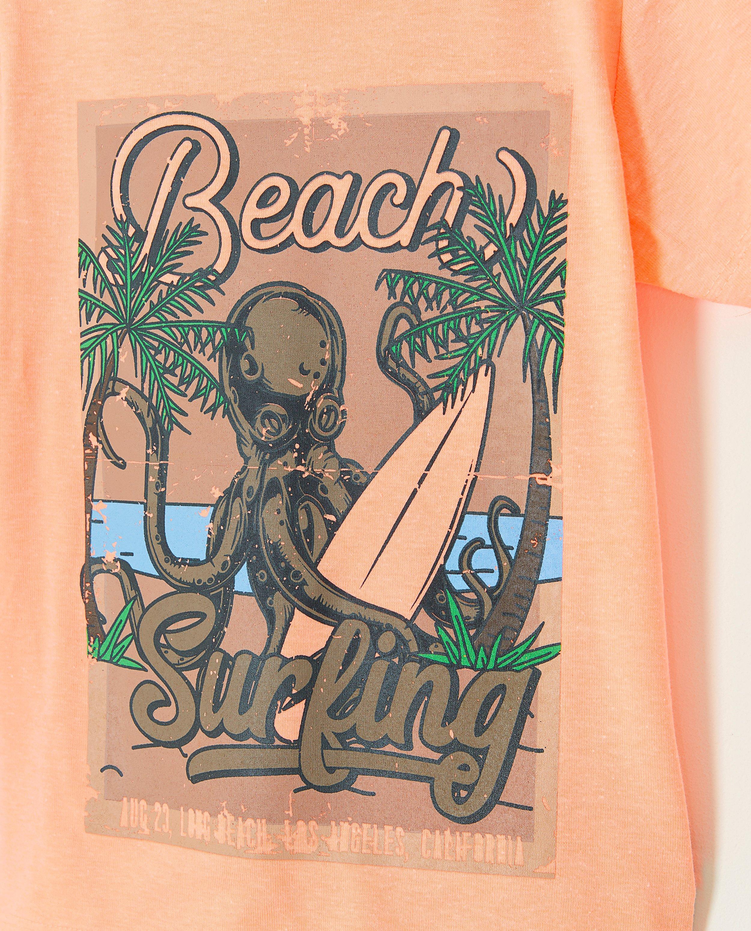 T-shirts - Fluo-oranje T-shirt