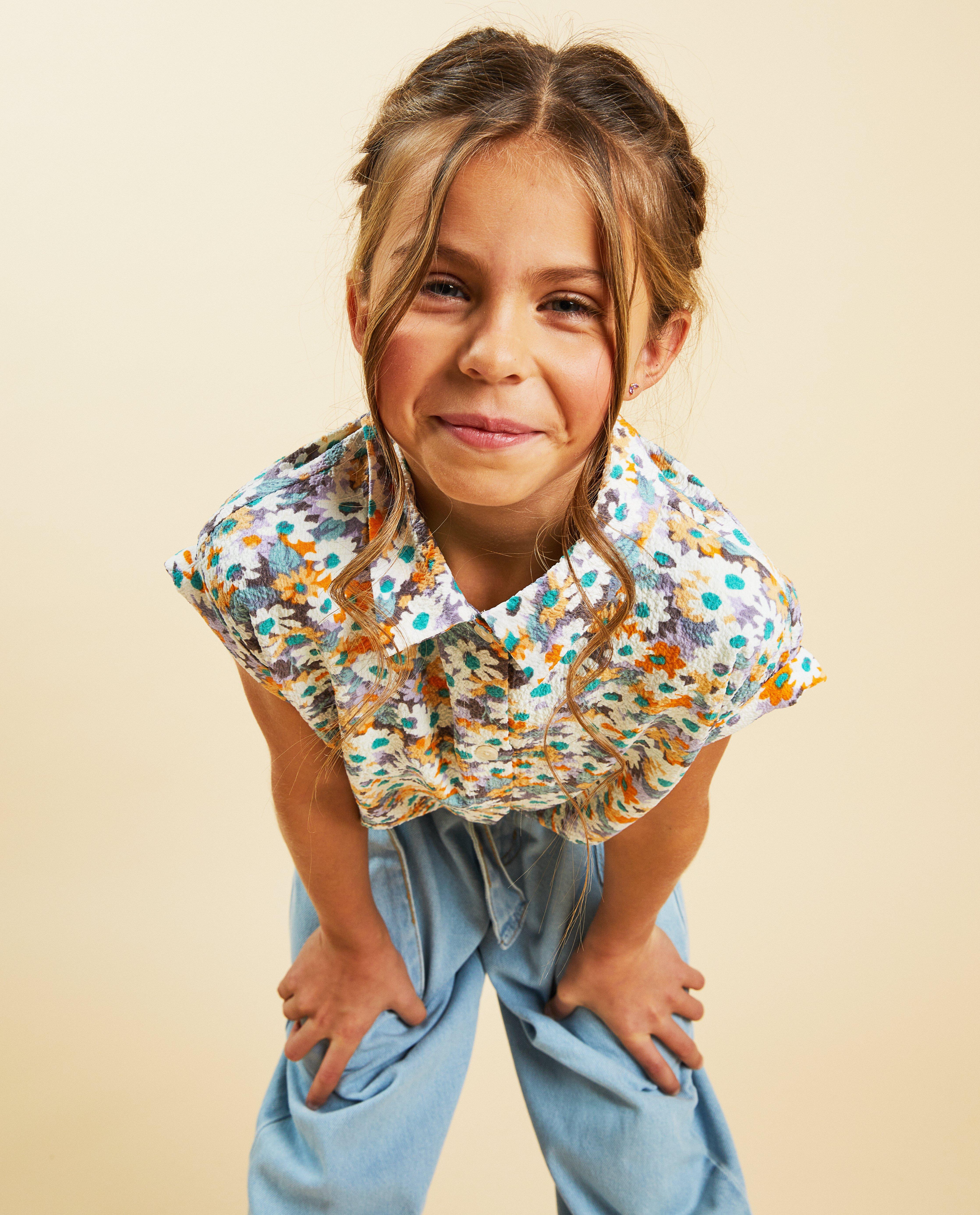 Blouse met print, Communie - null - Milla Star