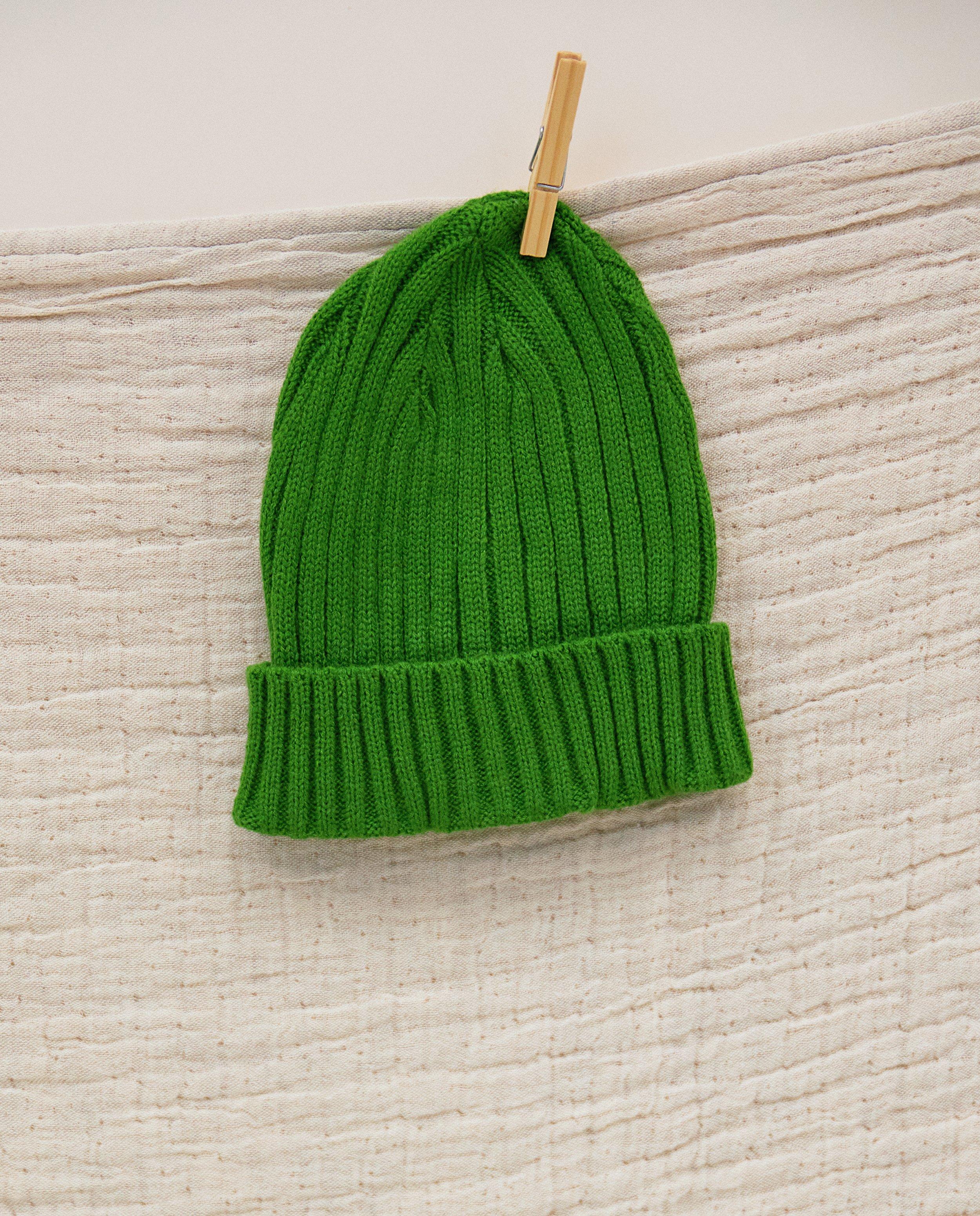 Groene muts met rib, heren - null - JBC