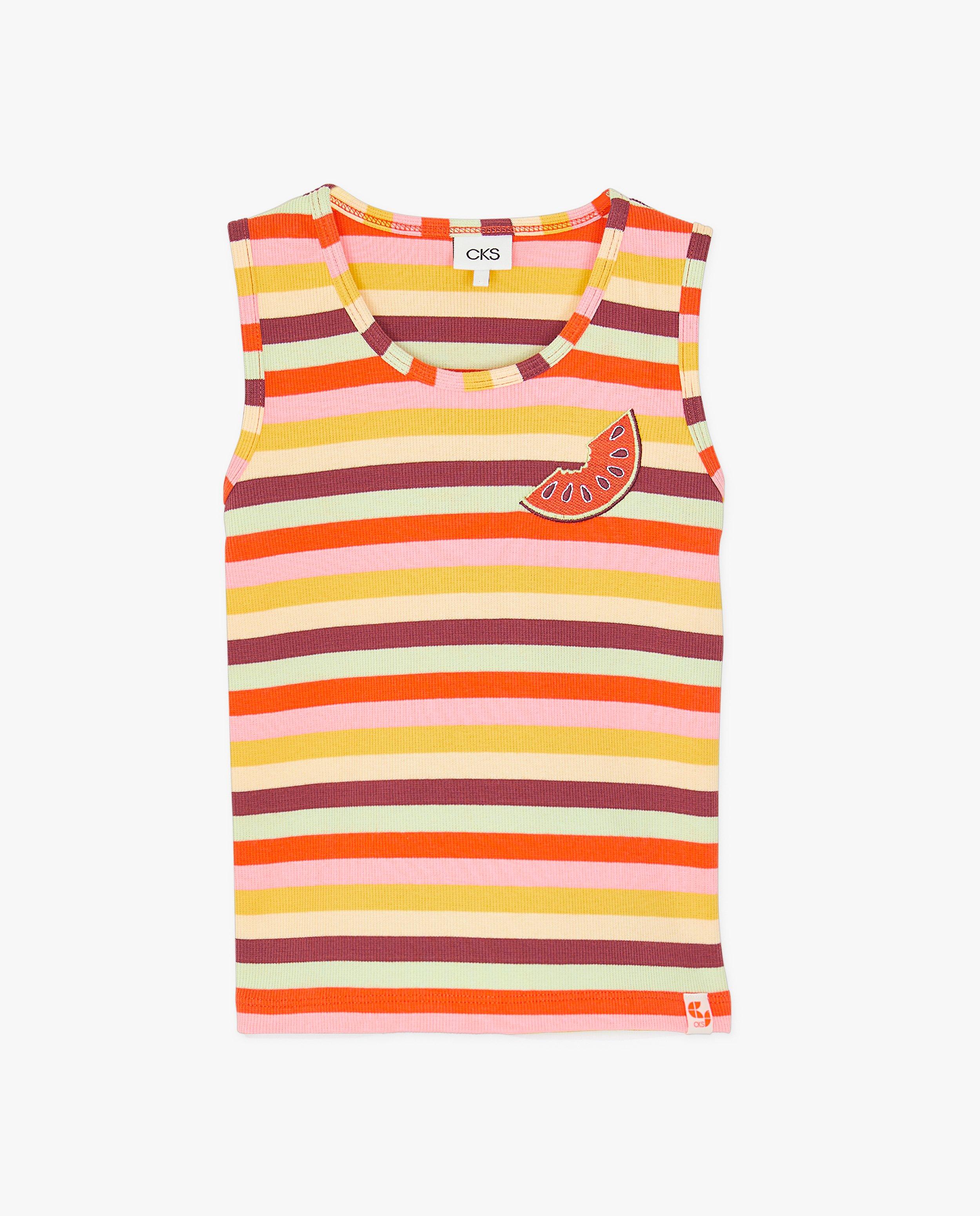 T-shirts - Singlet met rib