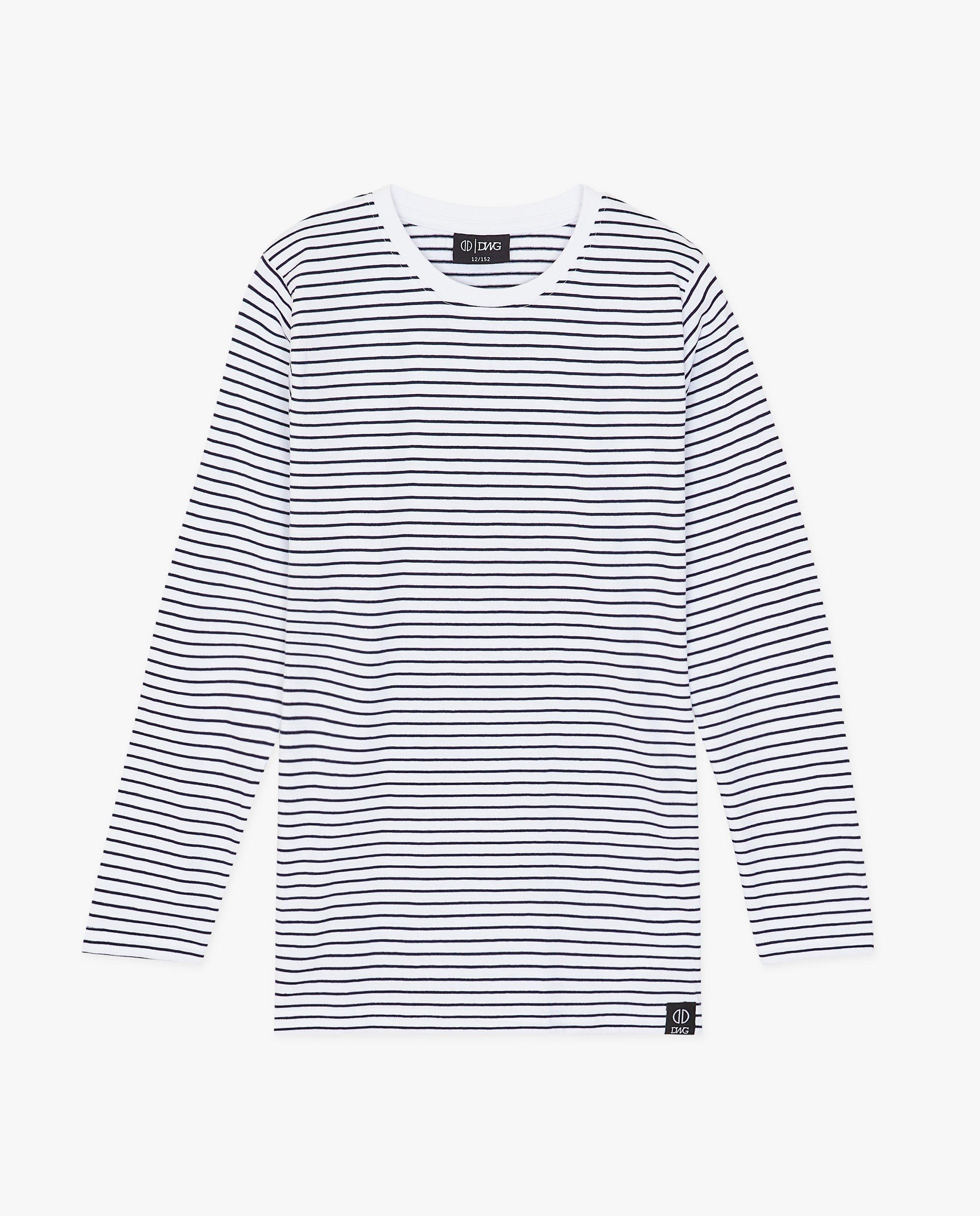 Longsleeve met strepen - Product Detail - donkerblauw - afbeelding nummer 1