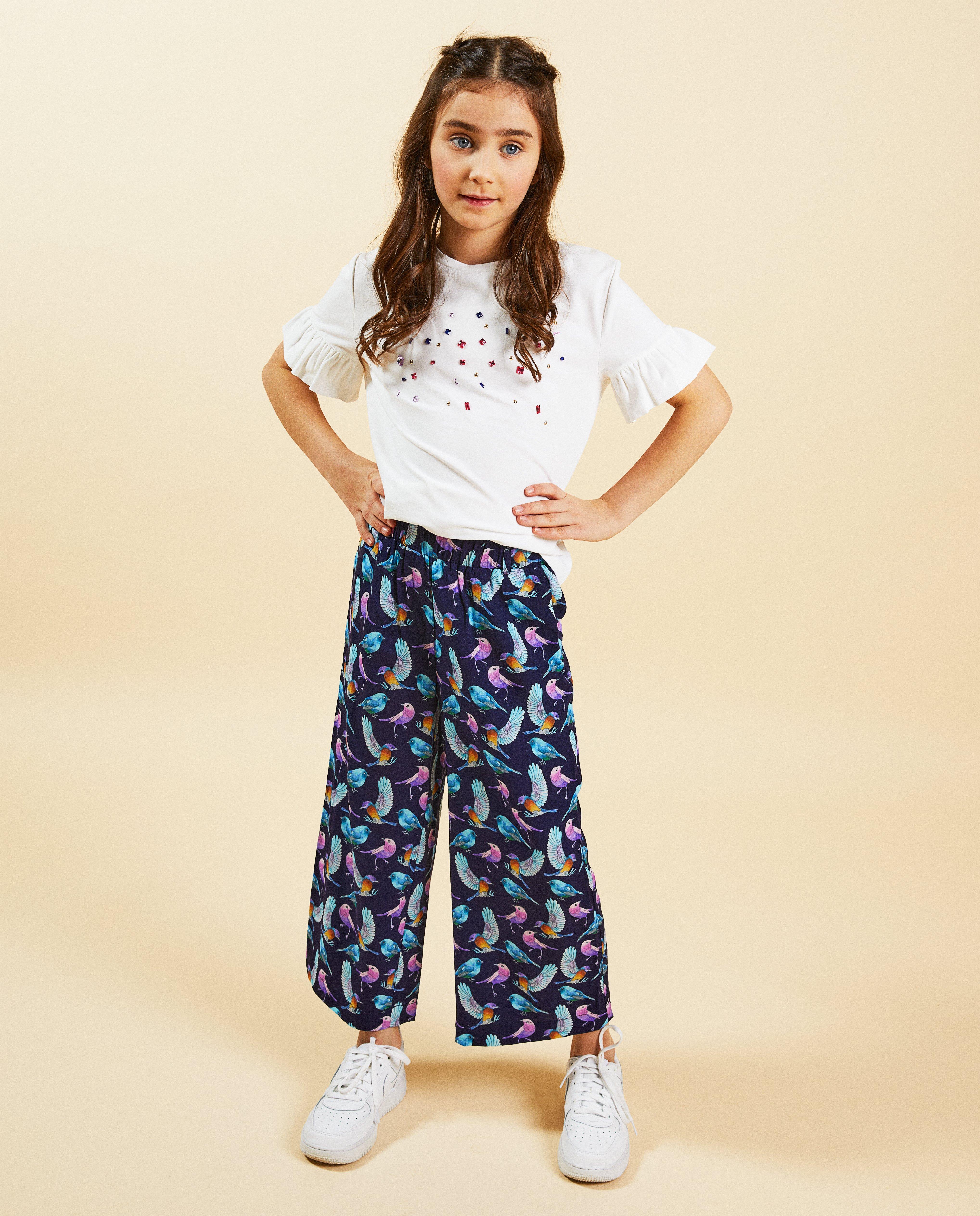 T-shirt met kraaltjes, Communie - null - Milla Star