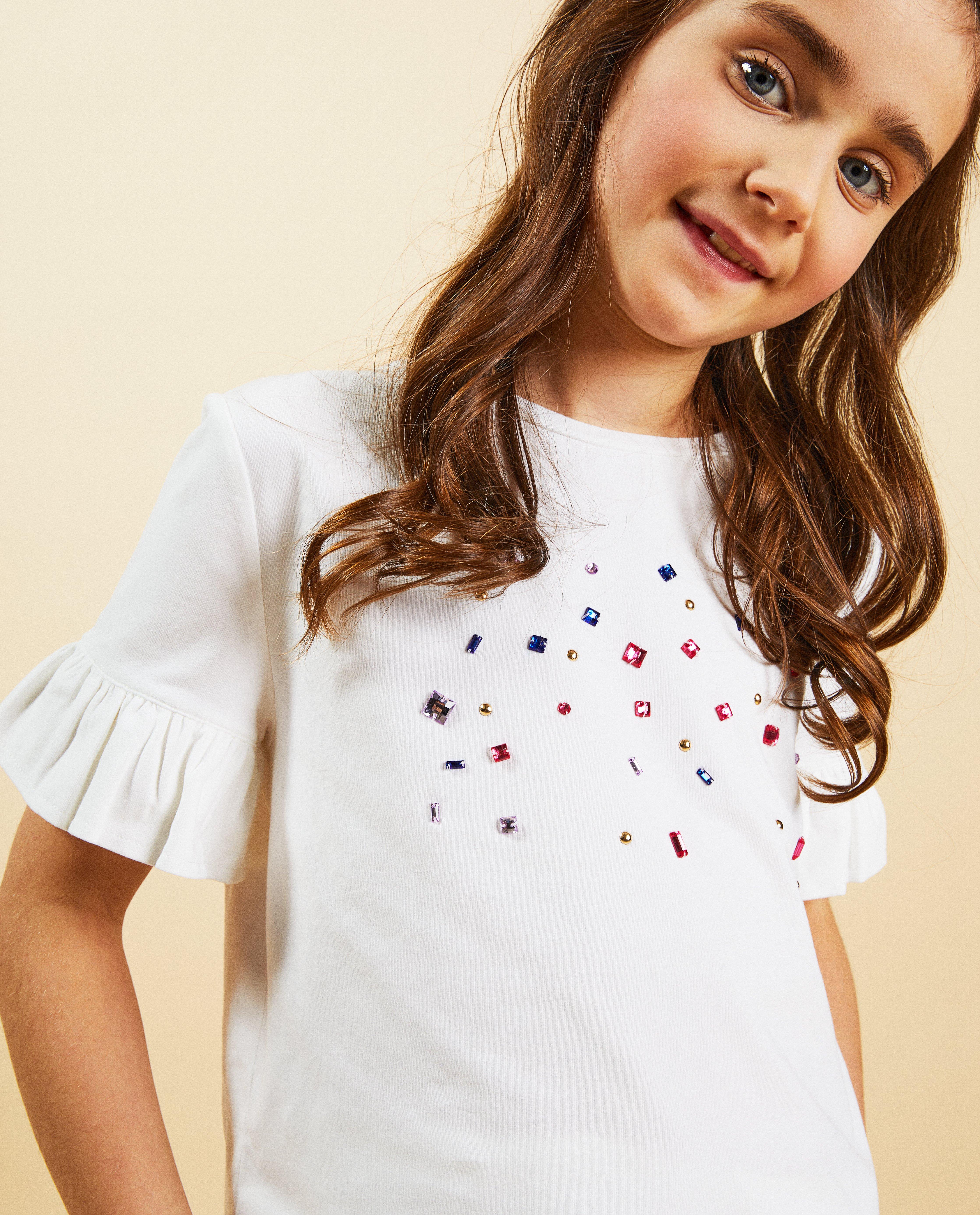 T-shirts - T-shirt met kraaltjes, Communie