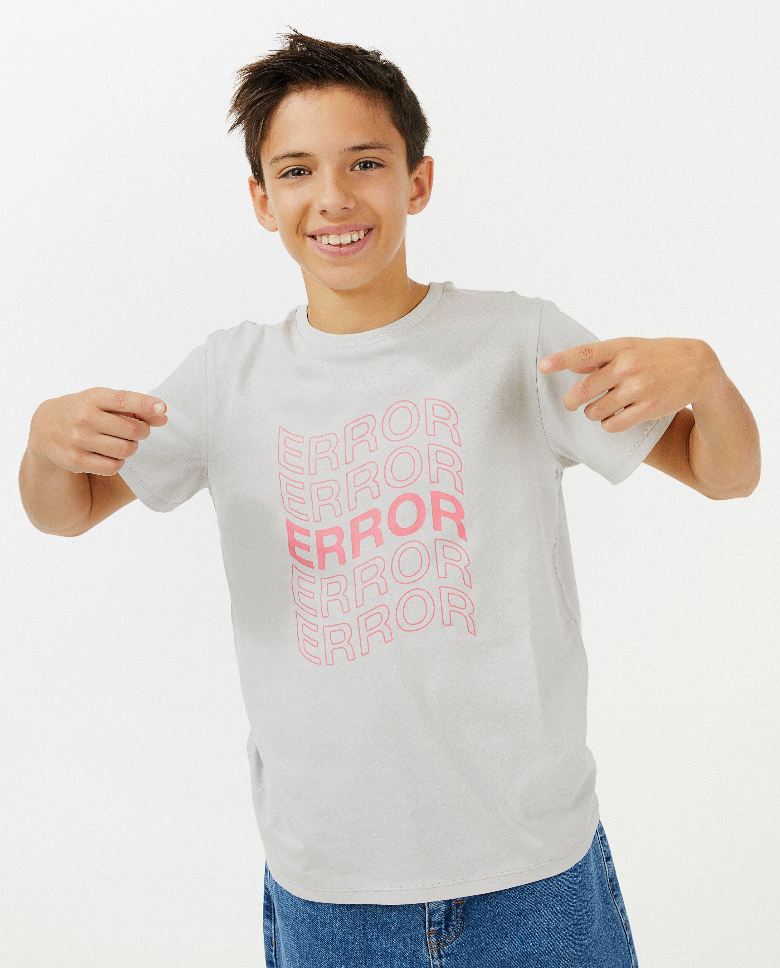 T-shirts - T-shirt met opschrift