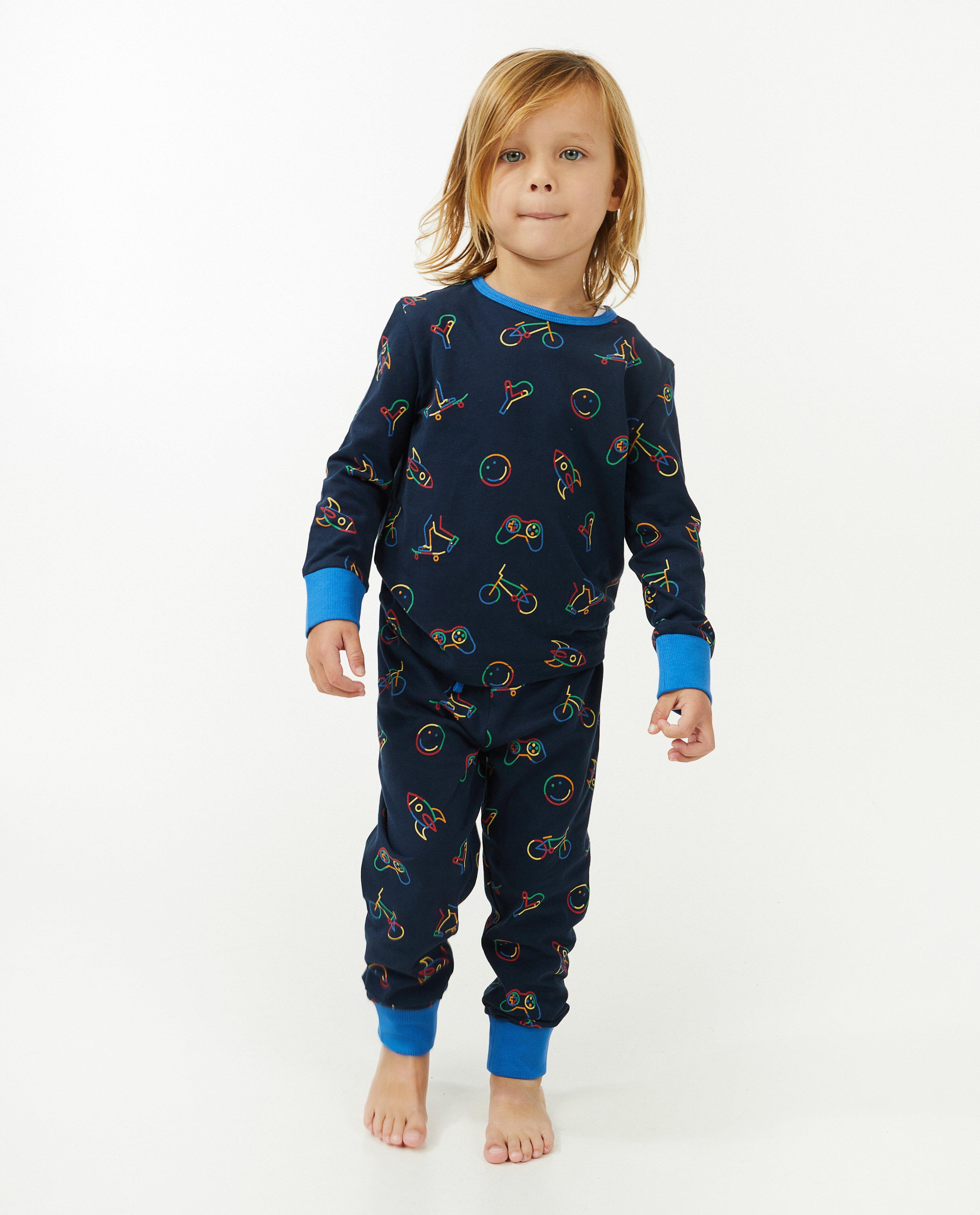 Pyjama met print - Product Detail - donkerblauw - afbeelding nummer 2