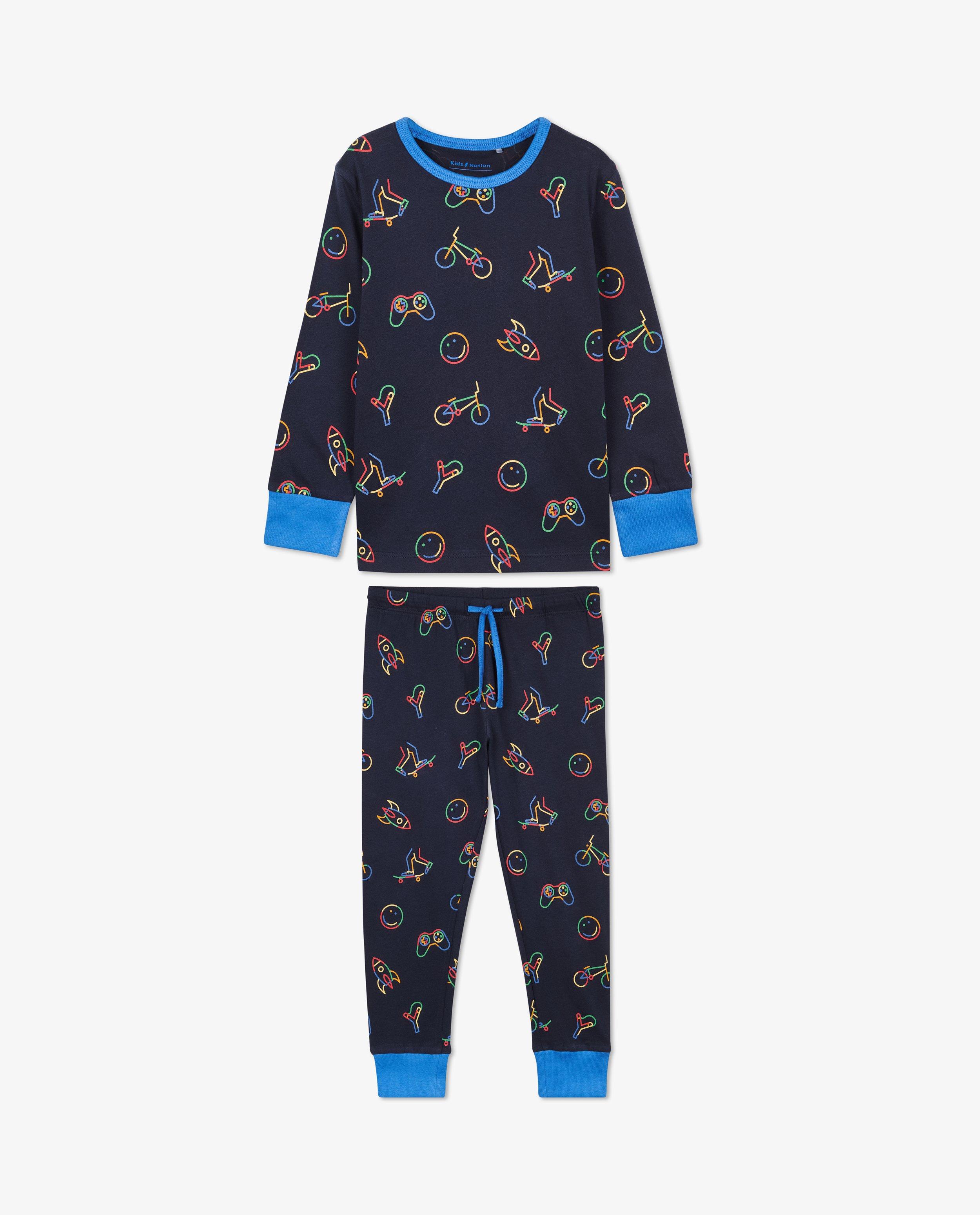 Pyjama met print - Product Detail - donkerblauw - afbeelding nummer 3
