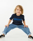 Donkerblauw T-shirt broer, 2-7 jaar - null - Kidz Nation