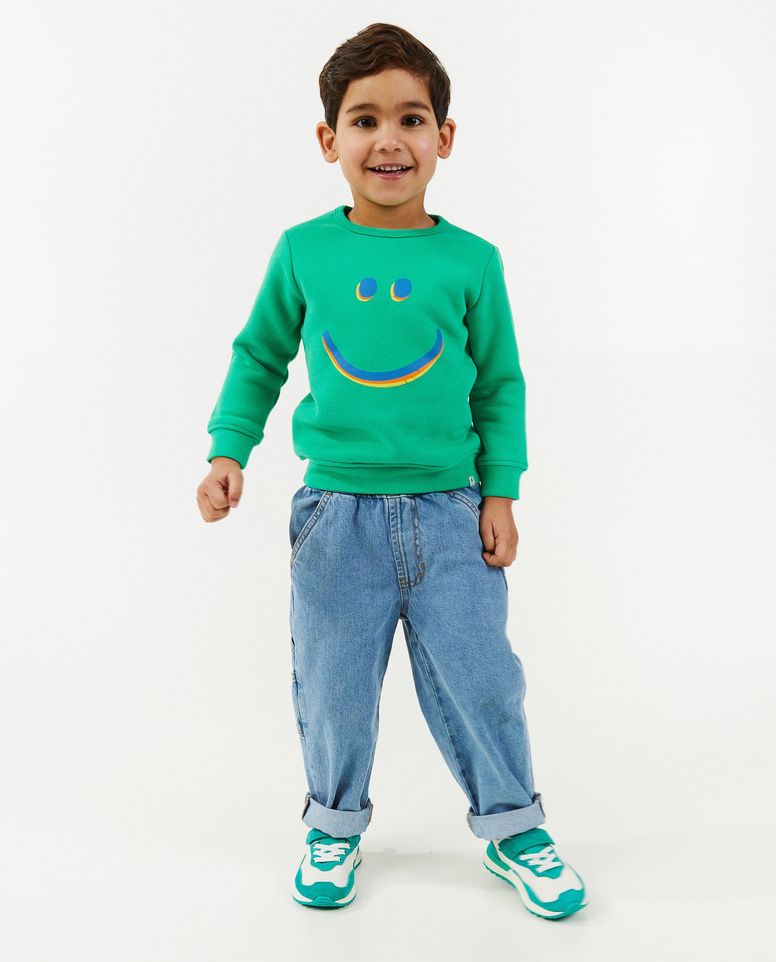 Sweater met smiley - null - Kidz Nation