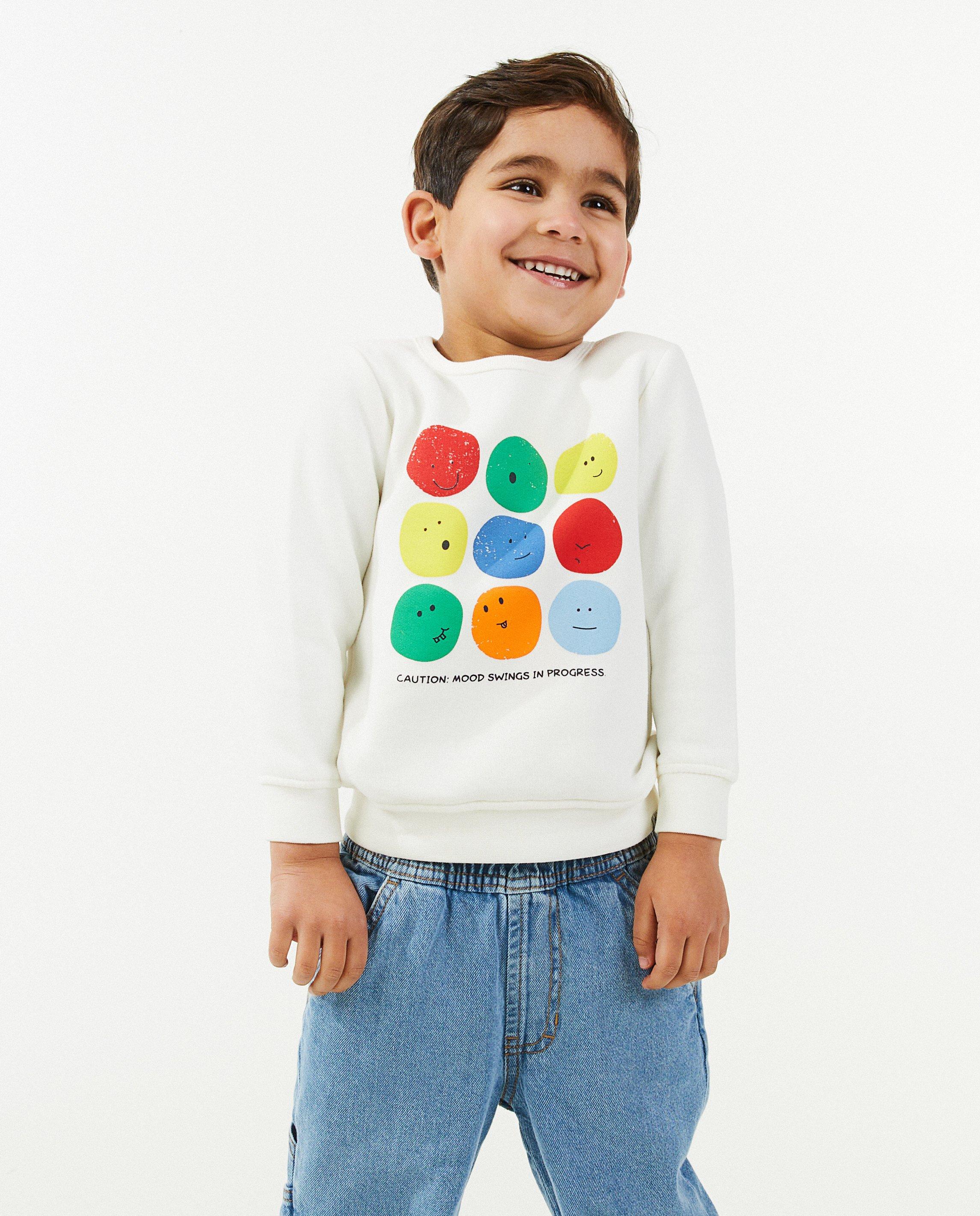 Sweaters - Sweater met smileys