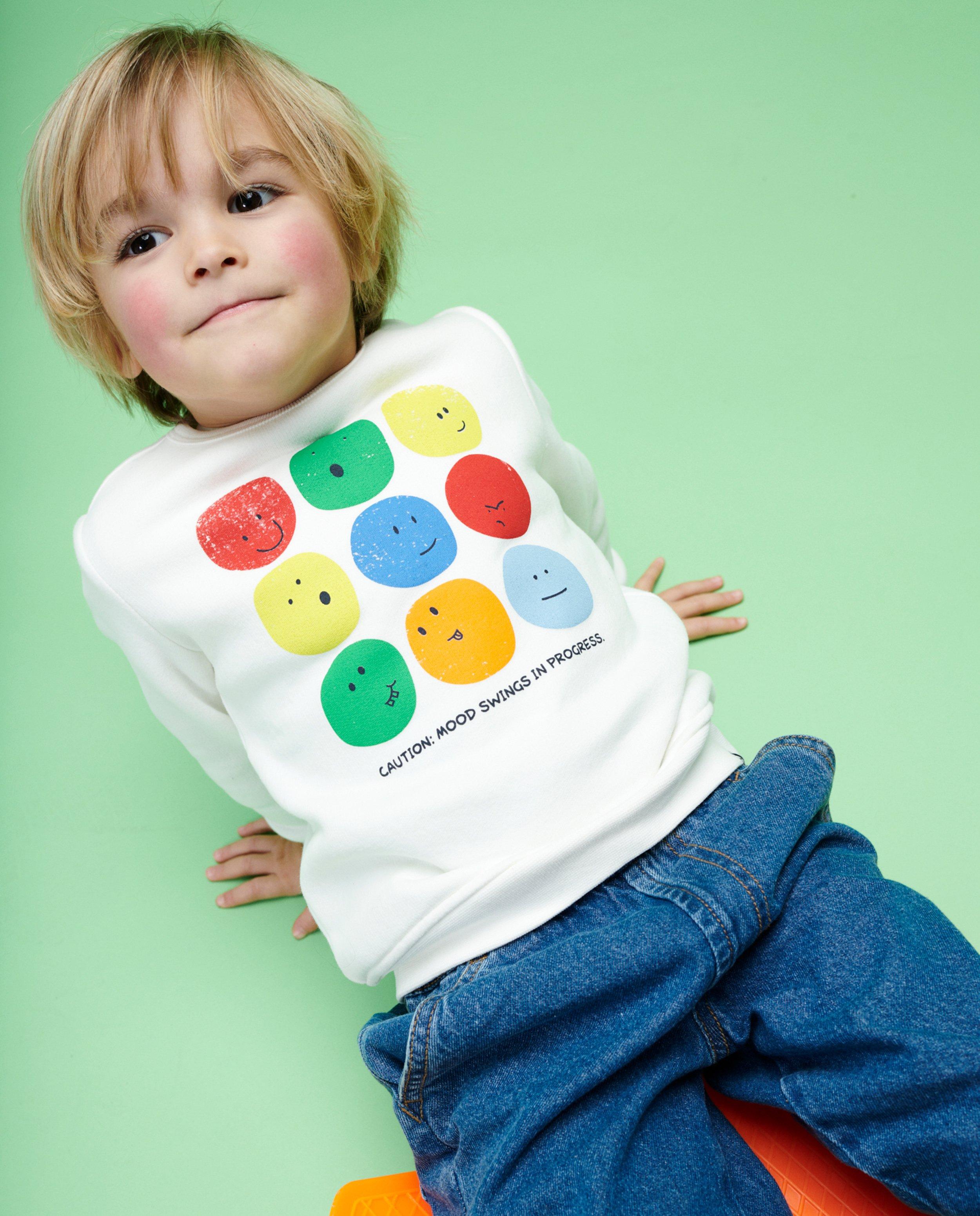 Sweater met smiley - null - Kidz Nation
