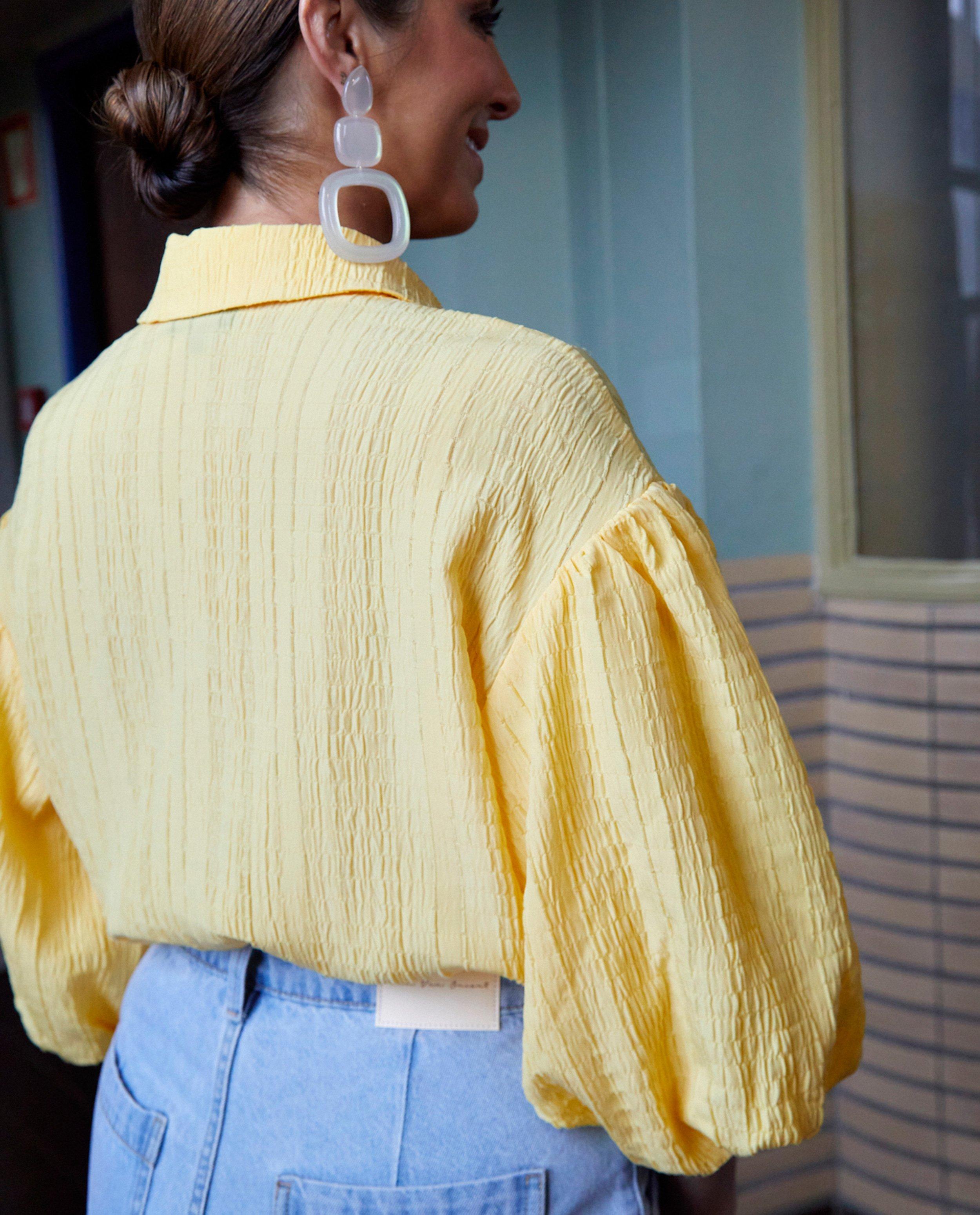 Hemden - Blouse met pofmouwen