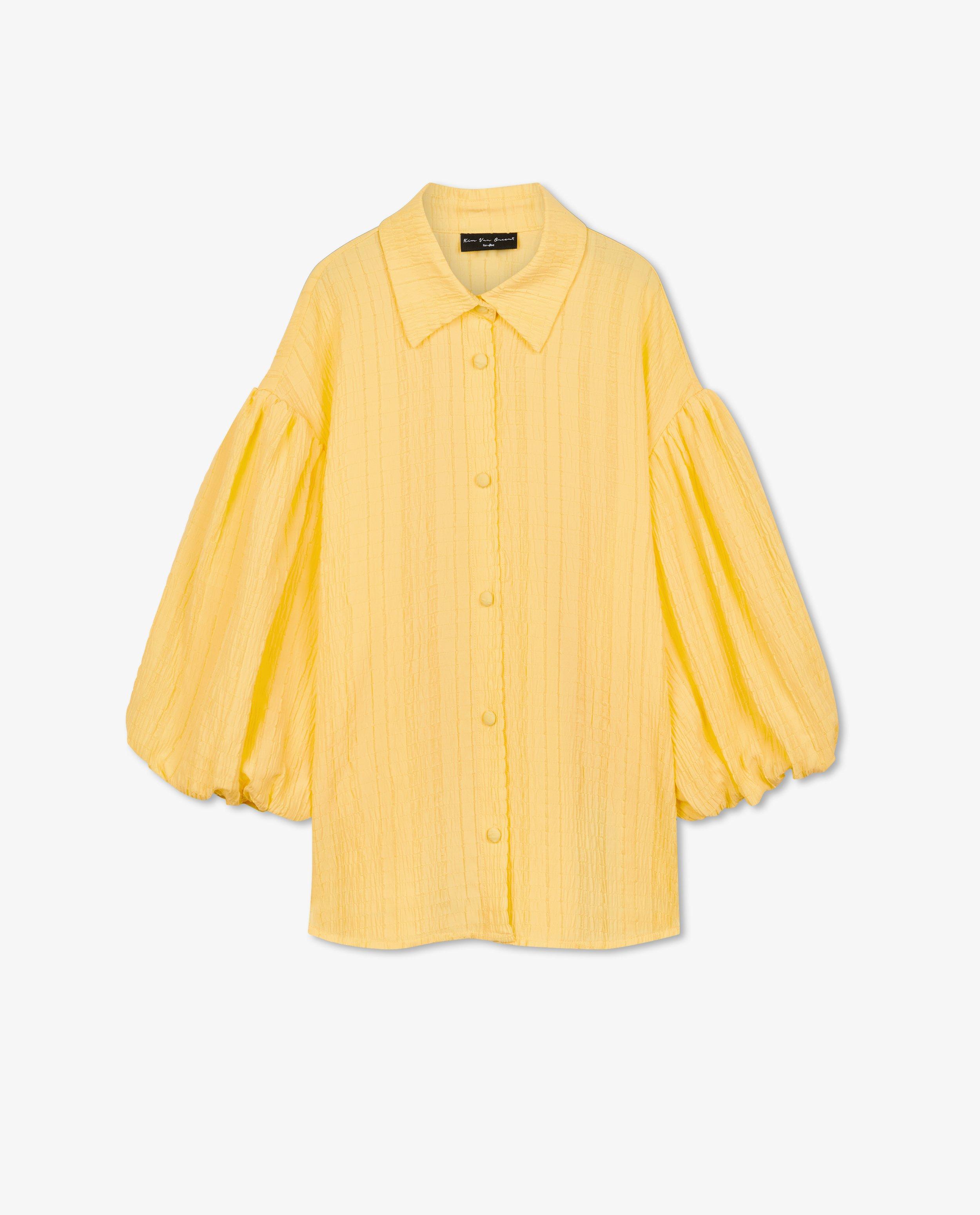 Hemden - Blouse met pofmouwen