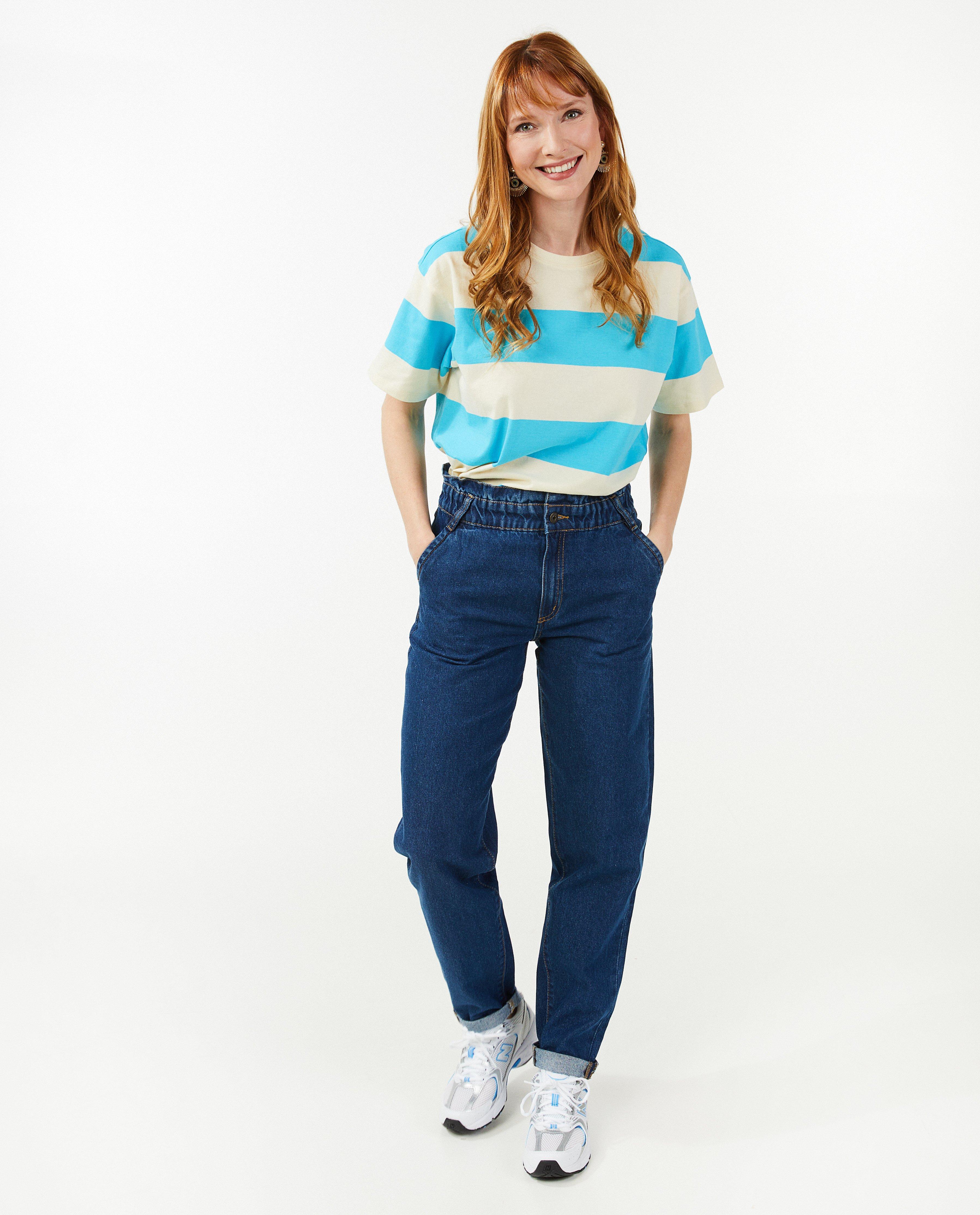 T-shirt met strepen - null - Sora