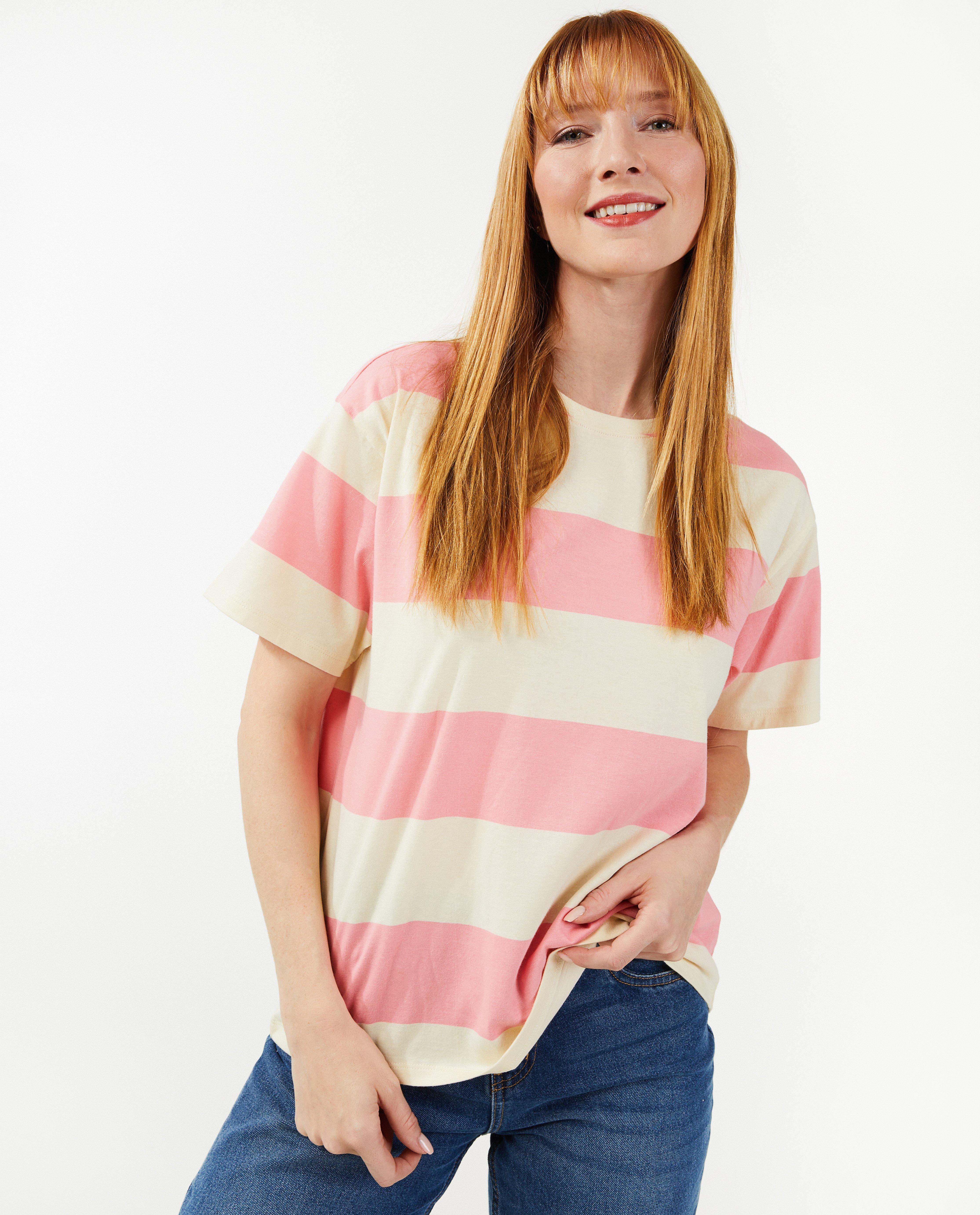 T-shirt à rayures - null - Sora