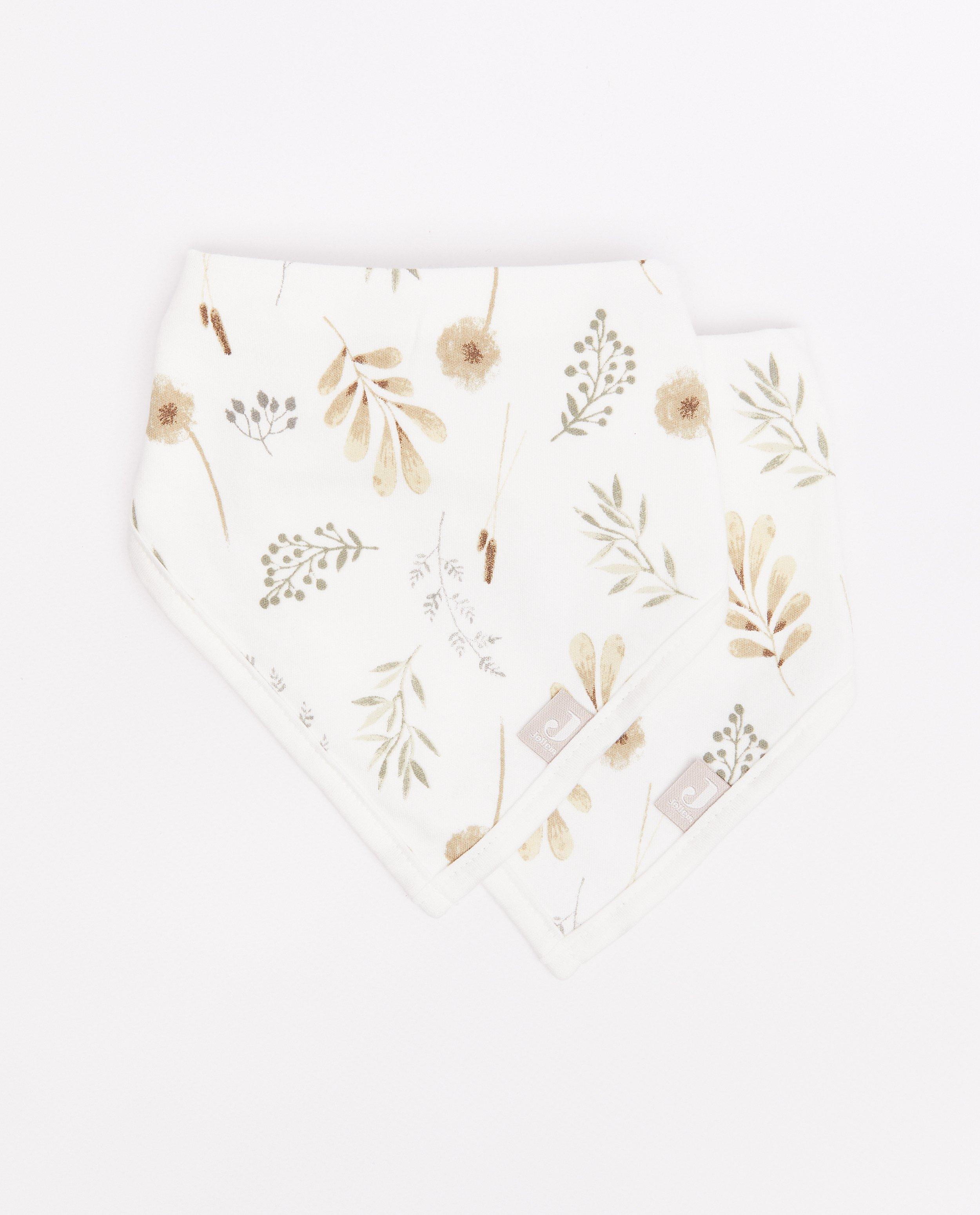 Lot de 2 bandanas bib blancs Jollein - D&eacute;tails du produit - blanc - image num&eacute;ro 1