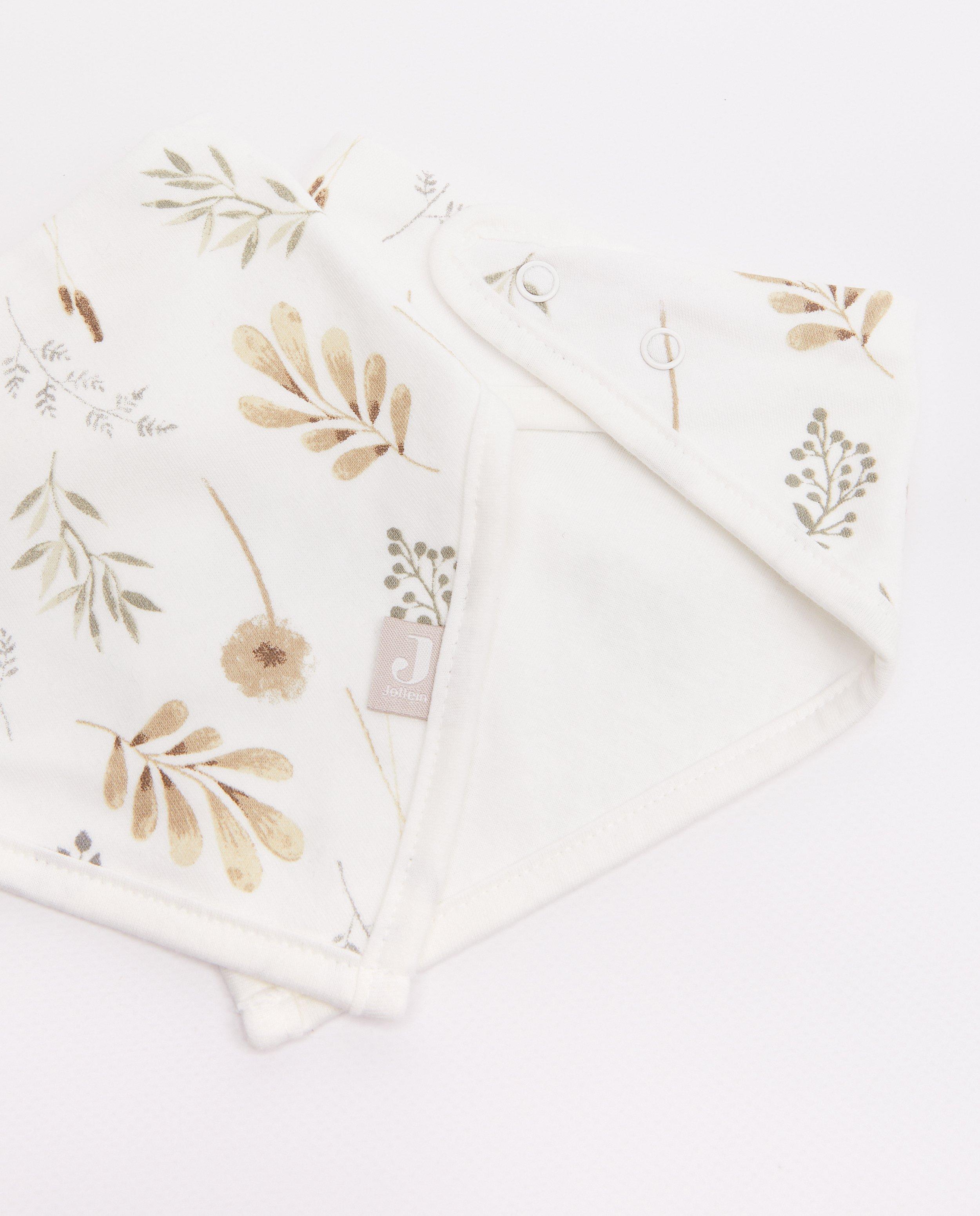 Lot de 2 bandanas bib blancs Jollein - D&eacute;tails du produit - blanc - image num&eacute;ro 2