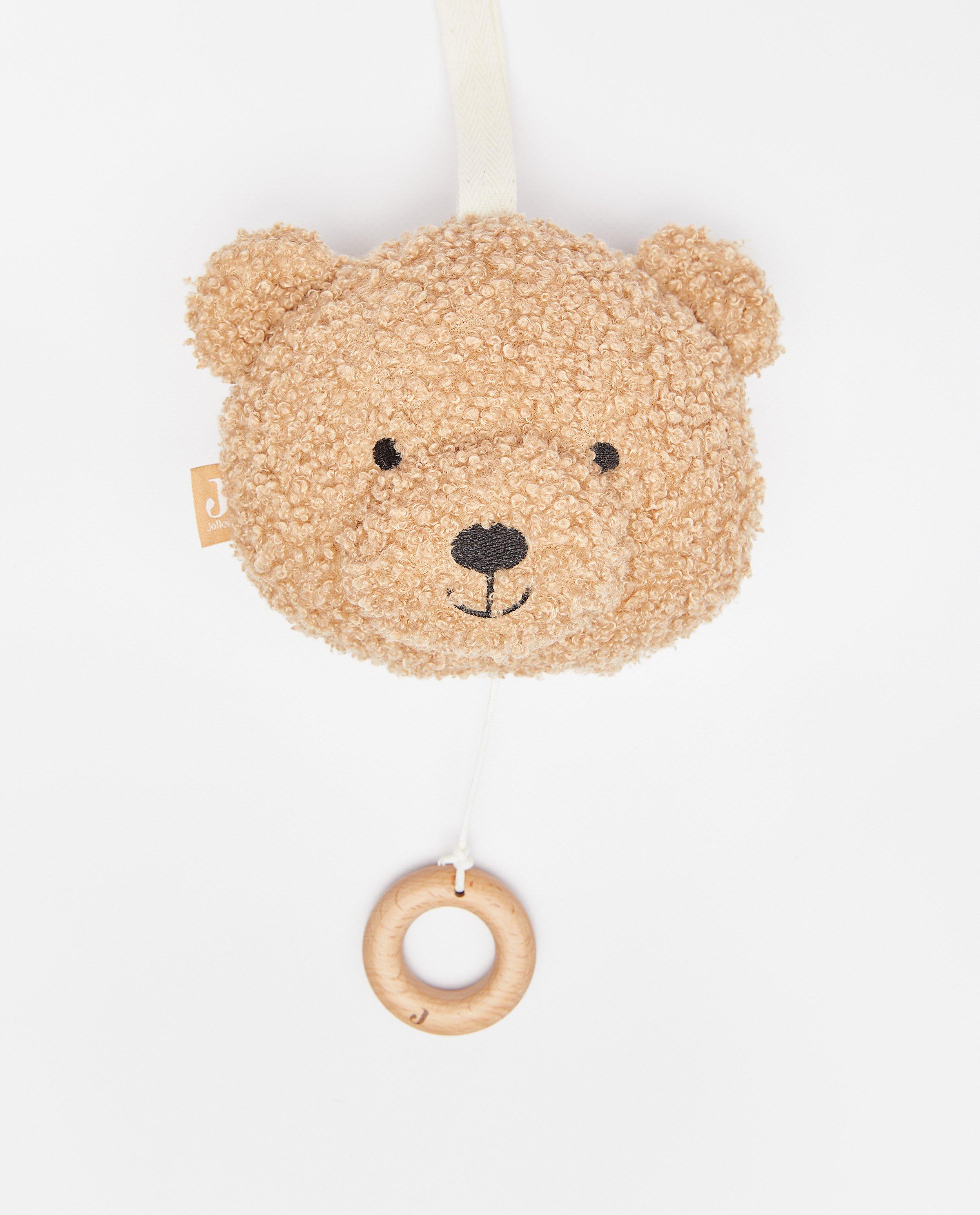 Suspension musicale, ourson en peluche - null - Jollein