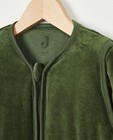 Accessoires pour bébés - Sac de couchage vert en velours - 90 cm