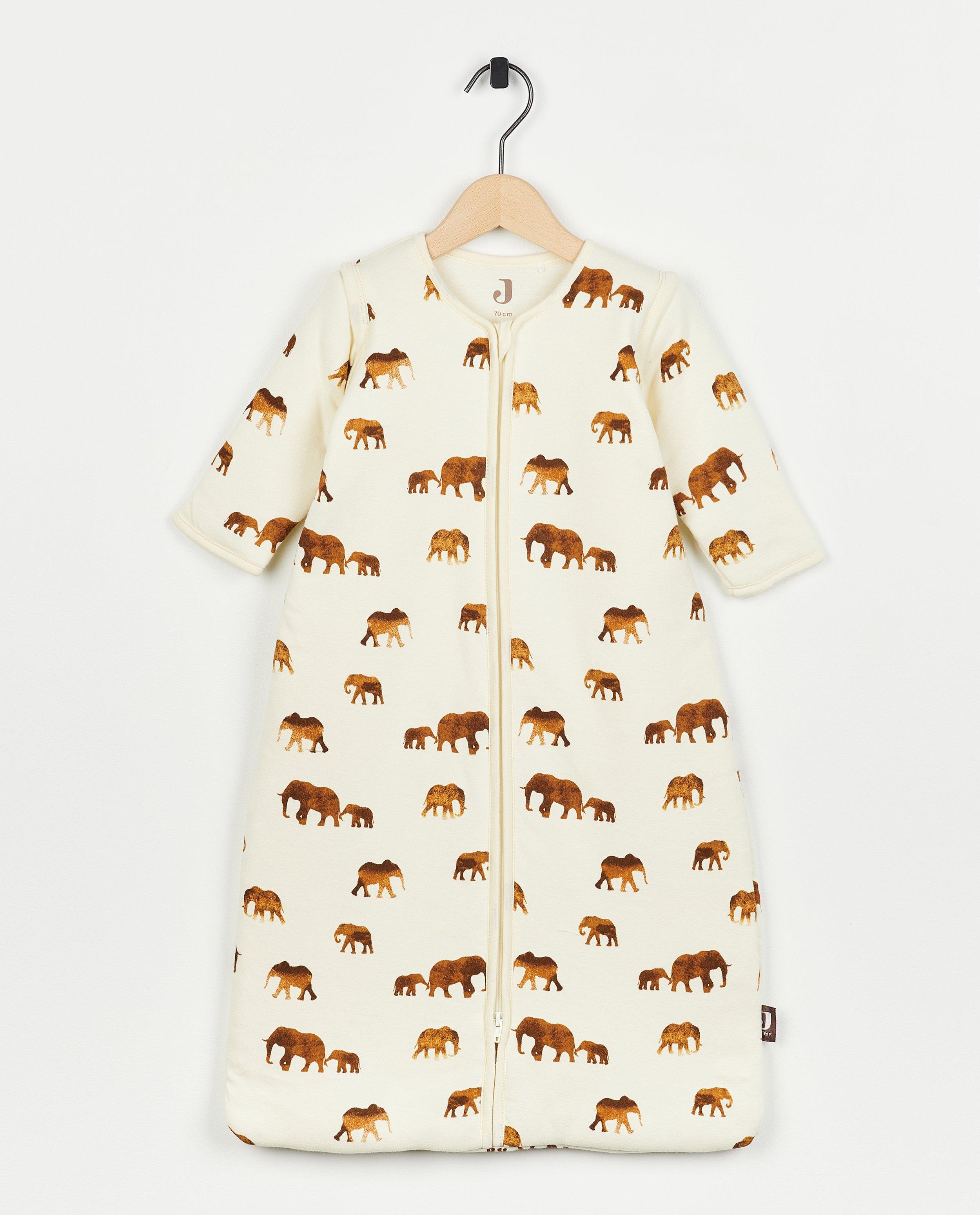 Slaapzak met olifantenprint - 70 cm - null - Jollein