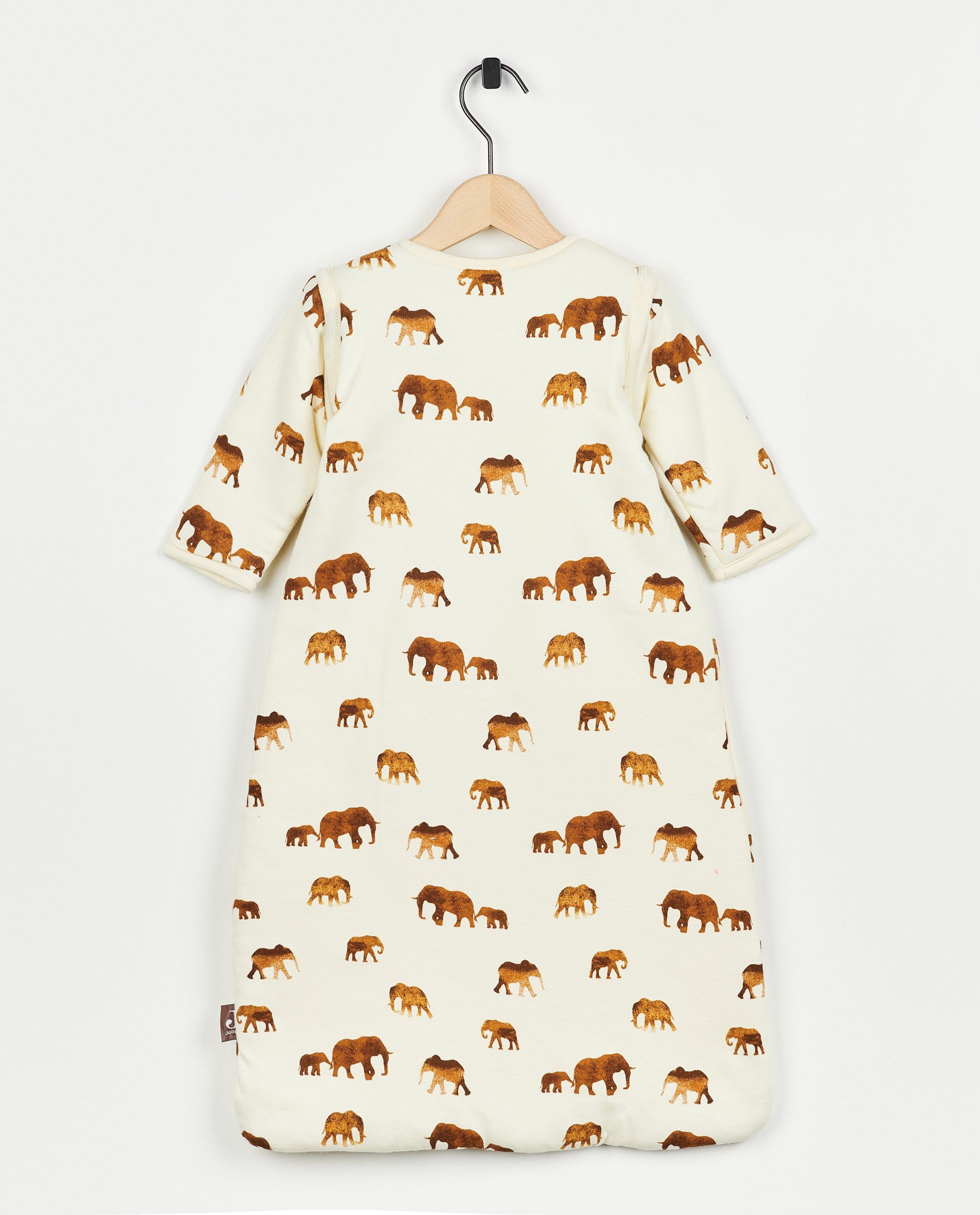 Babyspulletjes - Slaapzak met olifantenprint - 70 cm