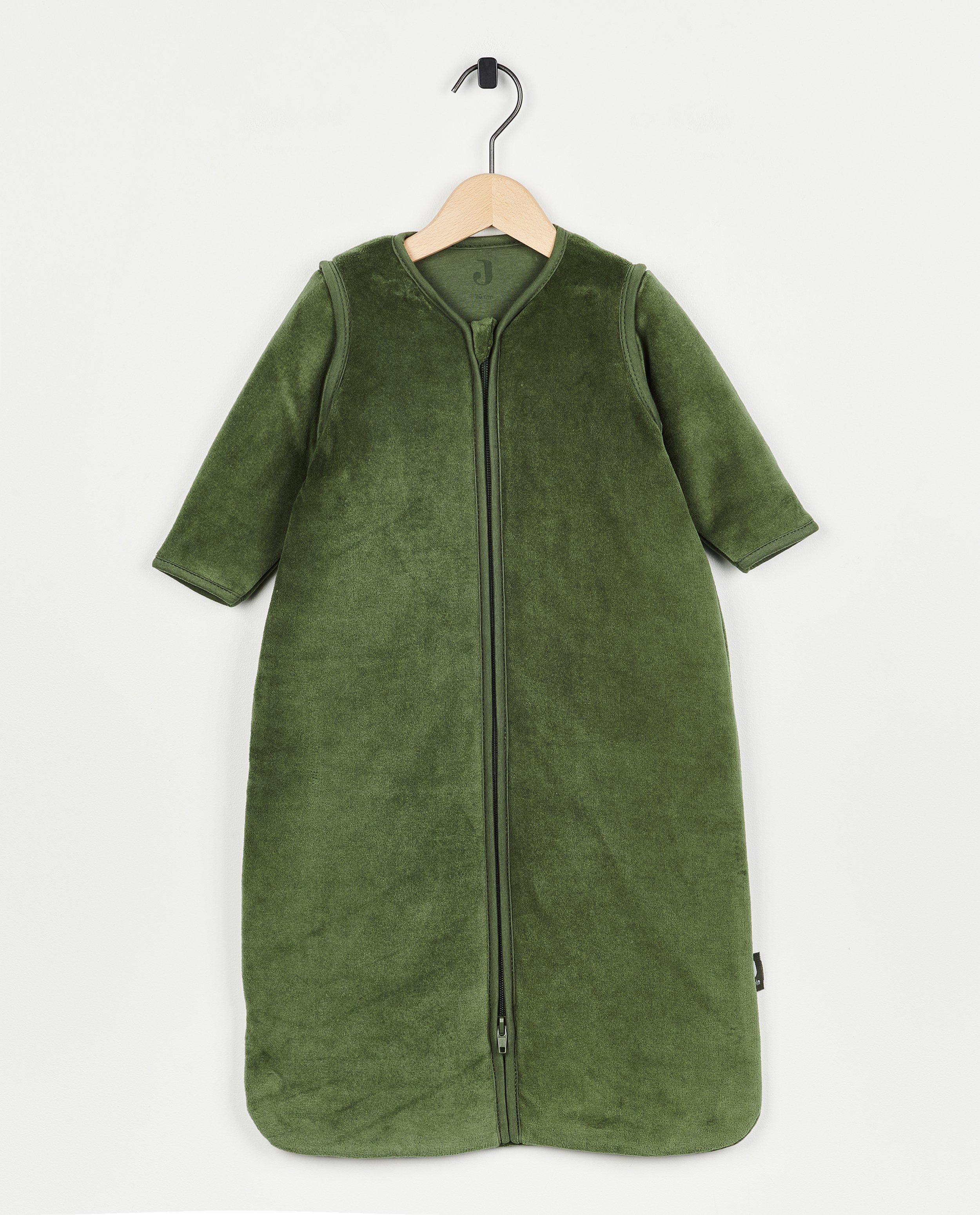 Groene slaapzak van fluweel (70 cm), TOG 3,0 - null - Jollein