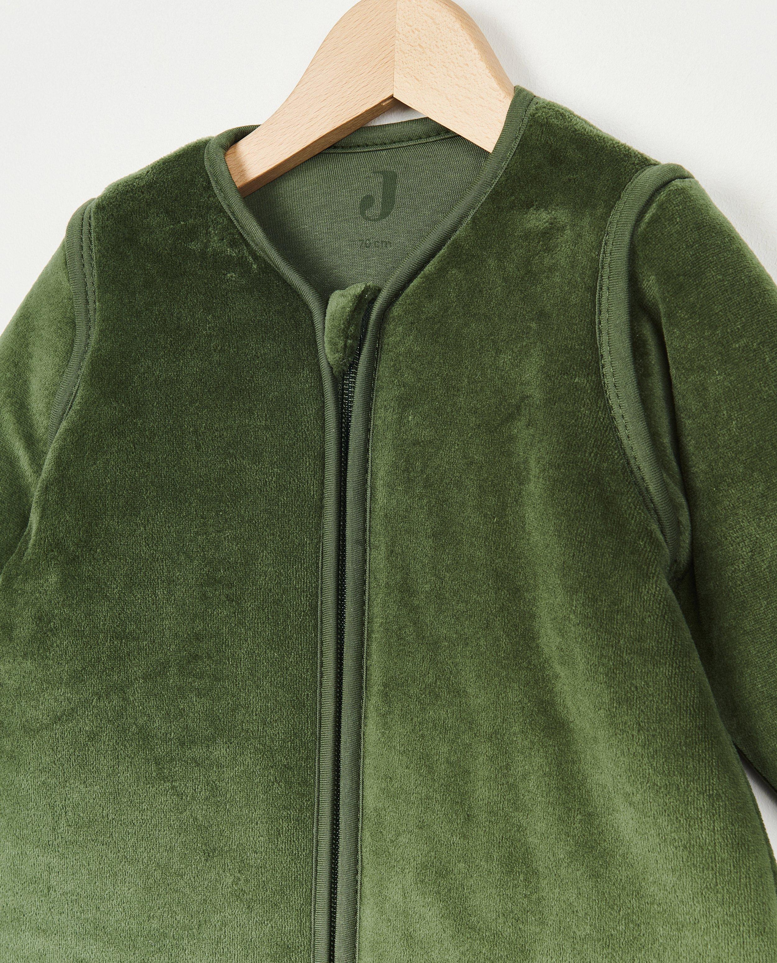 Accessoires pour bébés - Sac de couchage vert en velours (70 cm), TOG 3,0