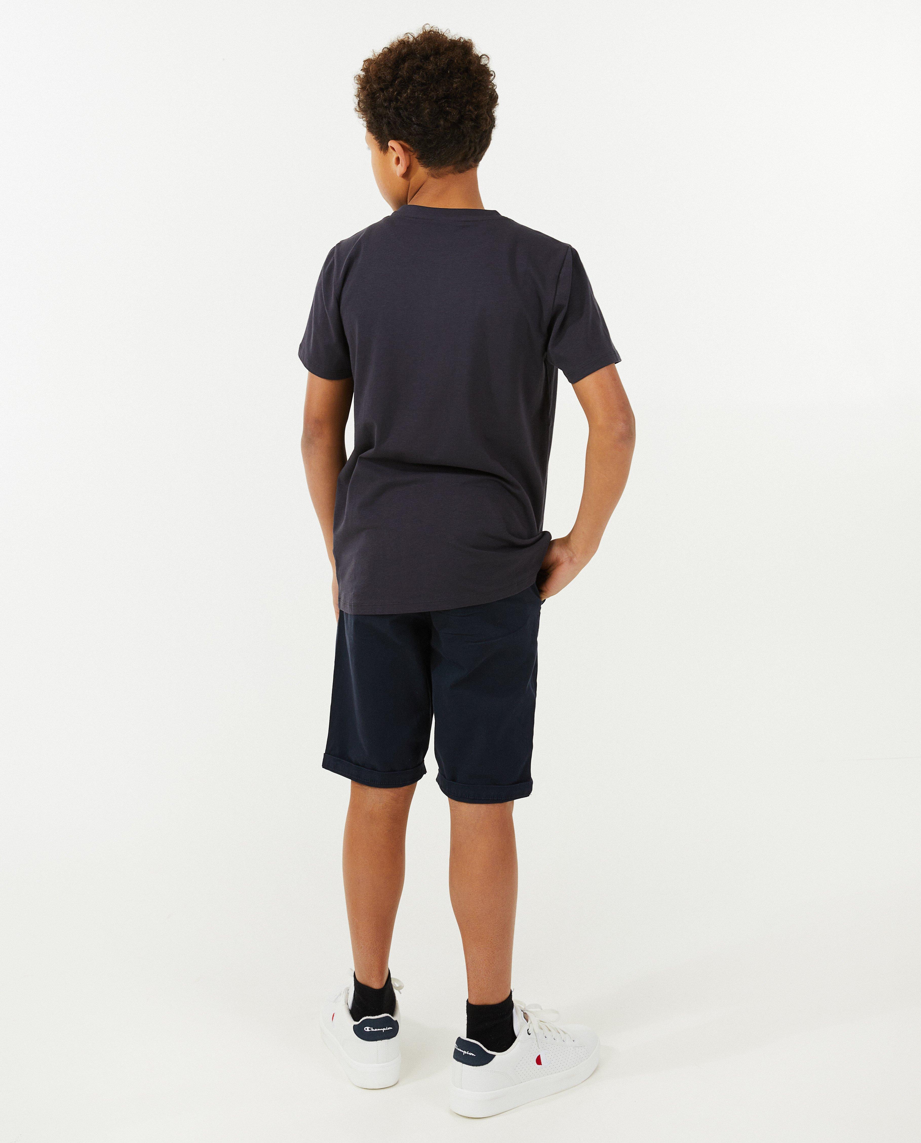 T-shirt met smiley - Product Detail - donkerblauw - afbeelding nummer 3