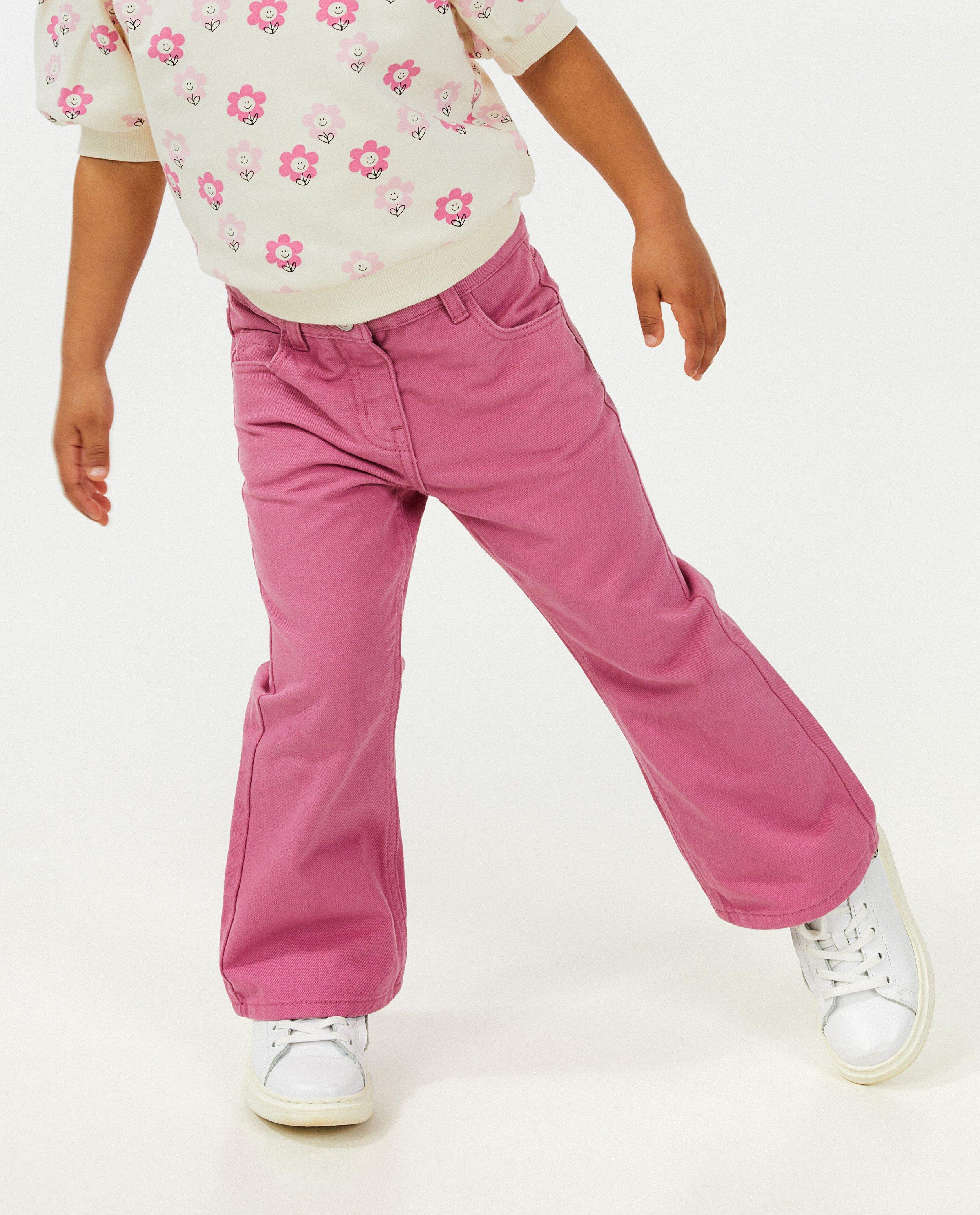 Jeans - Jeans rose, coupe bootcut