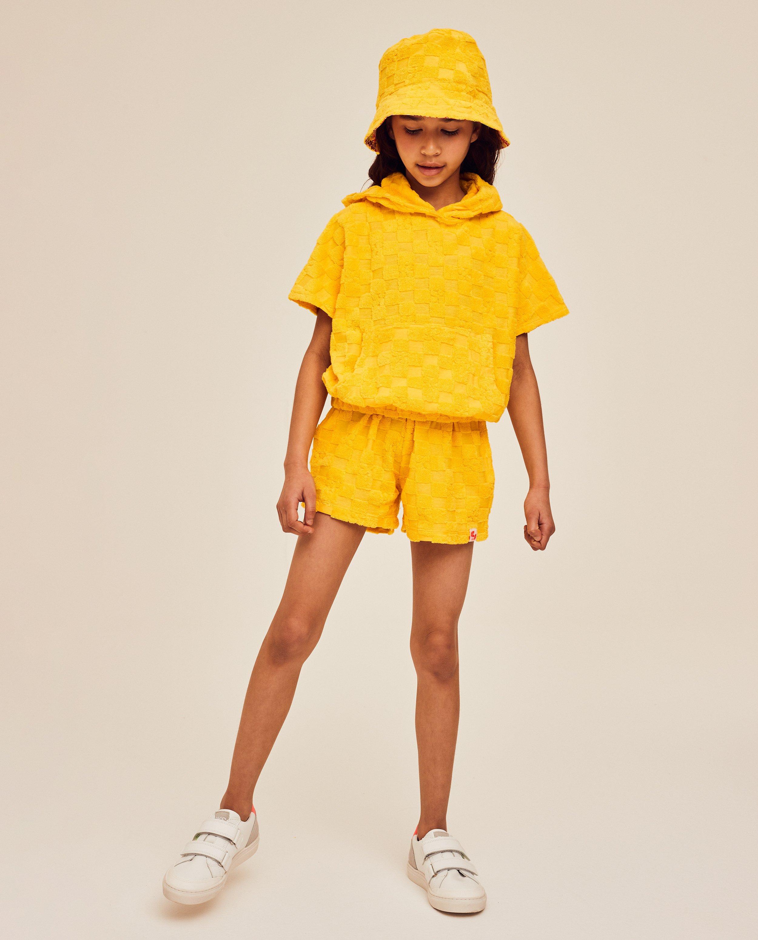 Sweat jaune à carreaux - null - CKS
