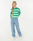 Groene jeans, flared fit - null - Fish & Chips