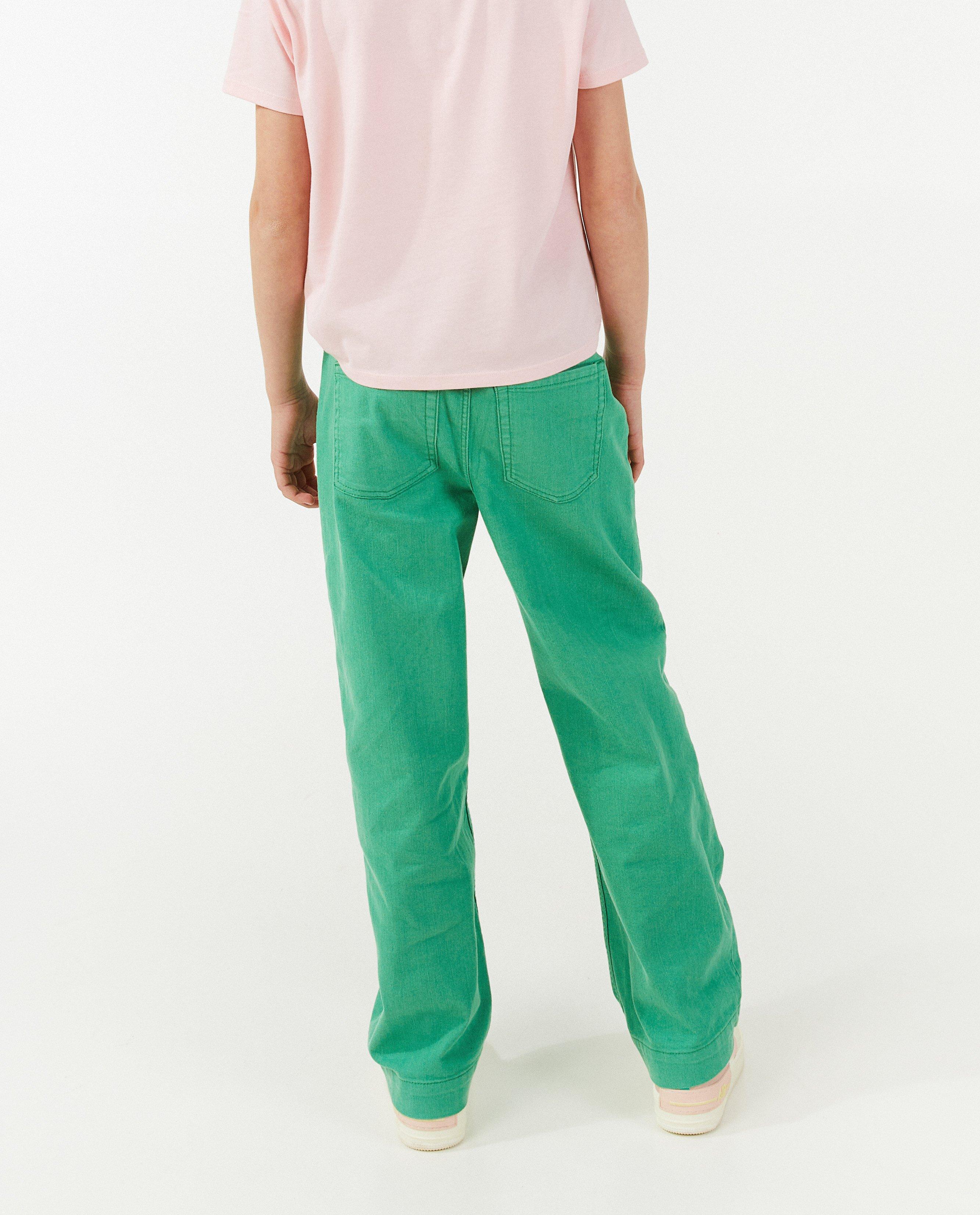 Jeans - Jeans vert, coupe à pattes d’éléphant (flared)
