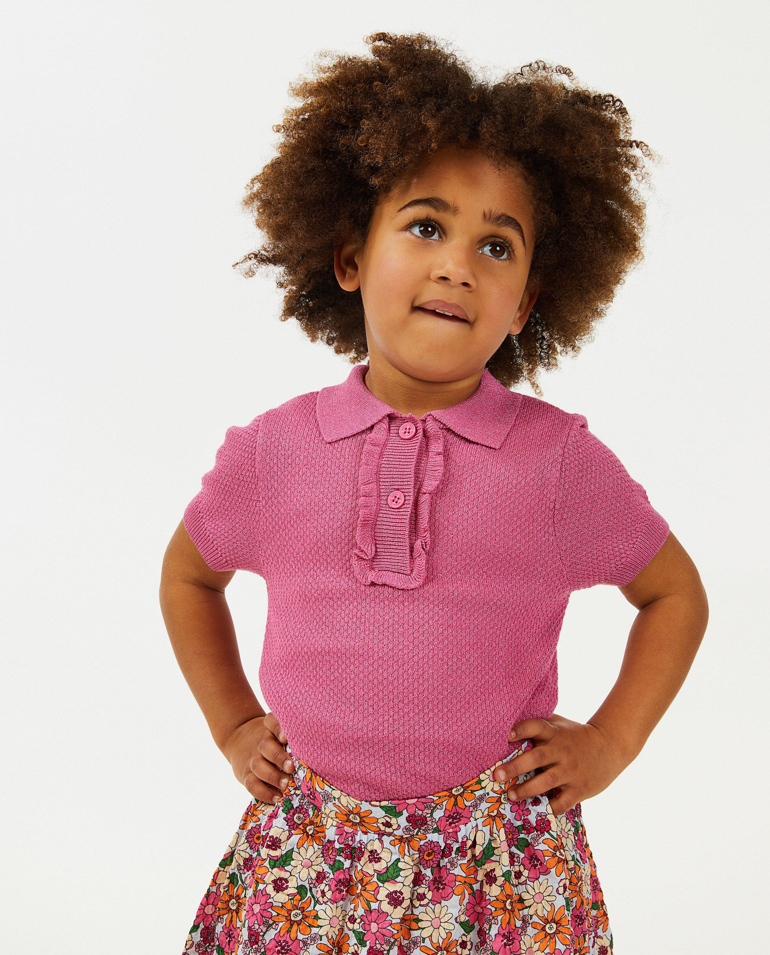 Pulls - Top tricoté avec un fil métallisé