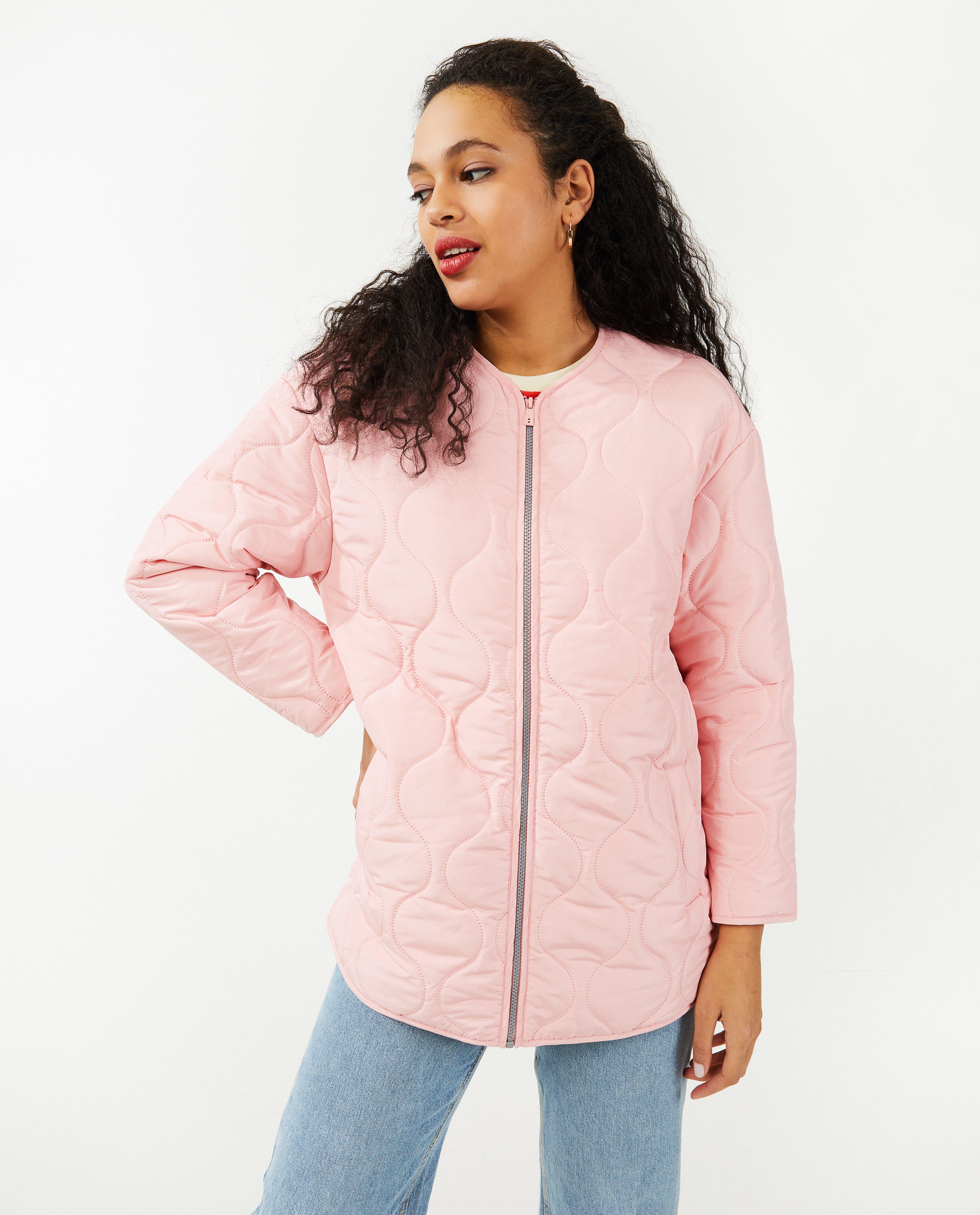 Zomerjassen - Roze quilted jas