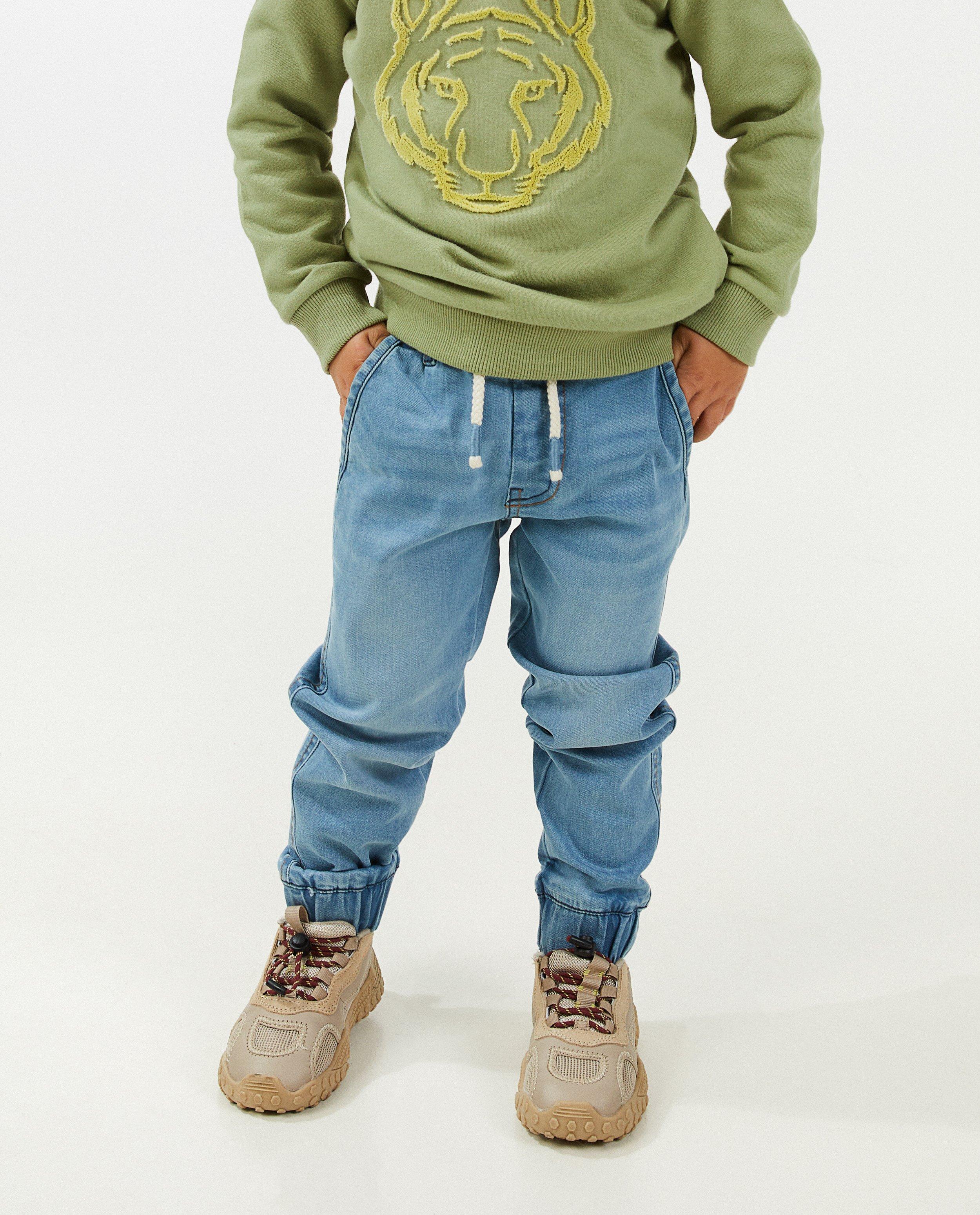Jeans - Blauwe broek, tapered fit
