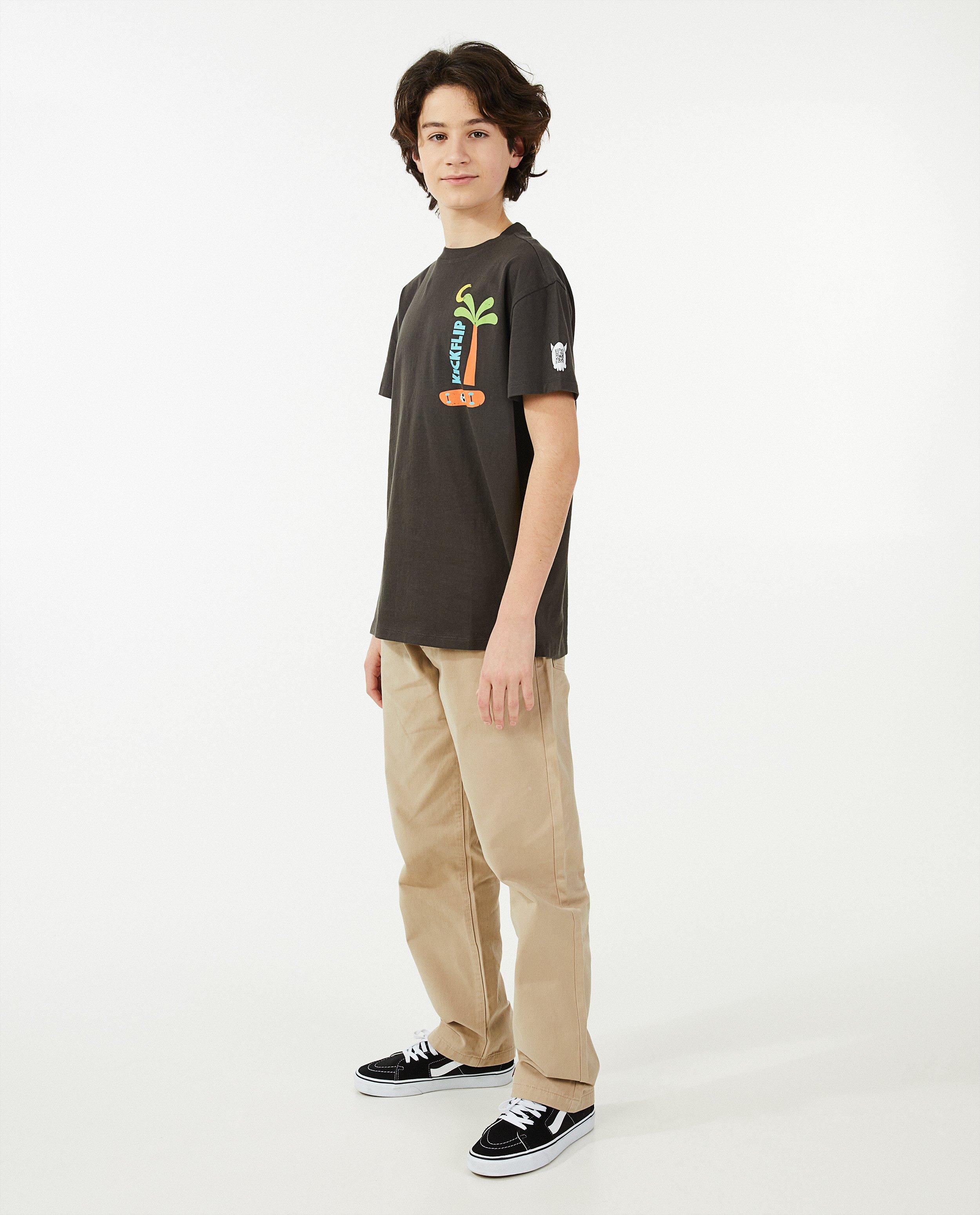 Pantalon beige, coupe skater - null - Trick-it