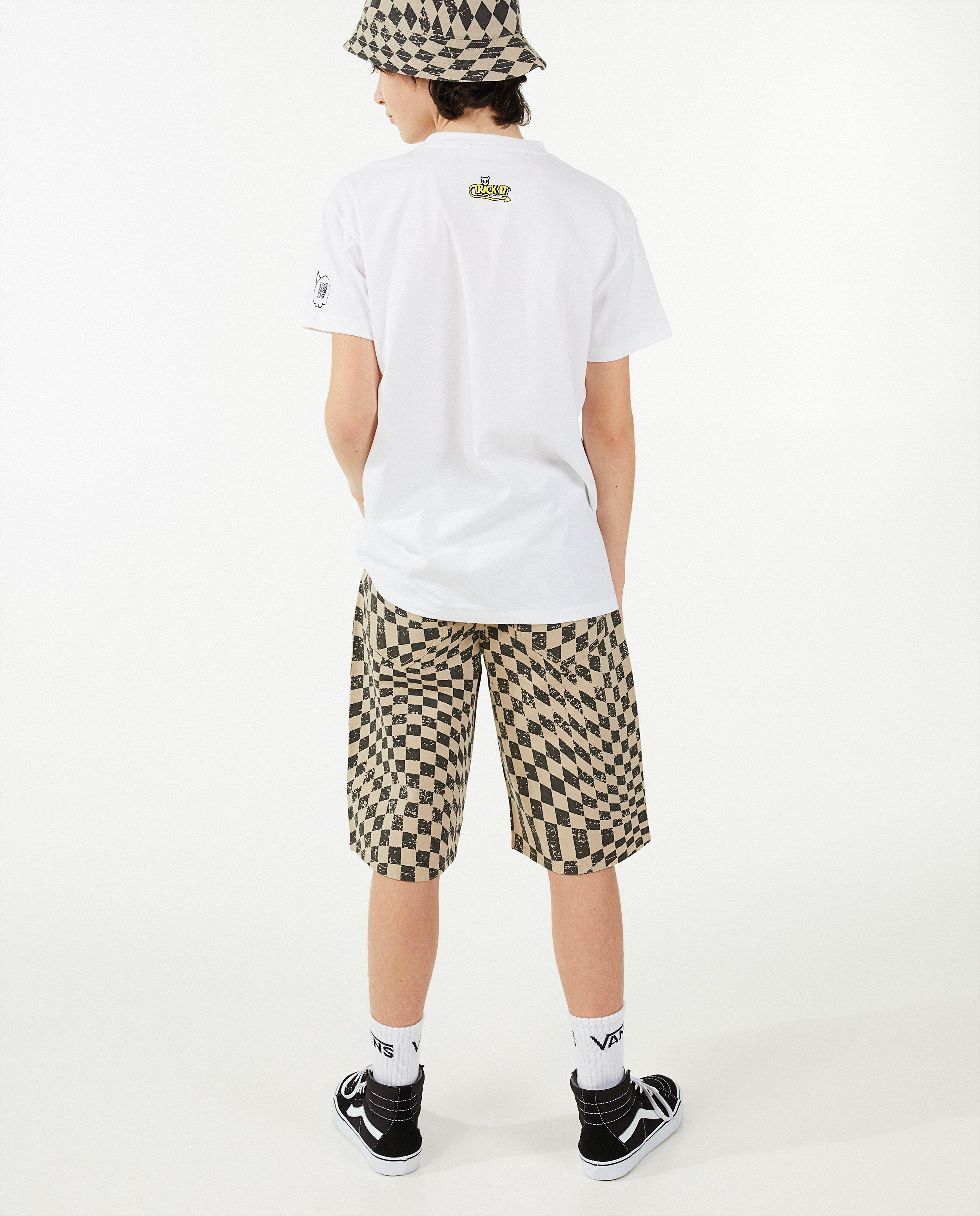 Shorten - Short met ruiten, skater fit