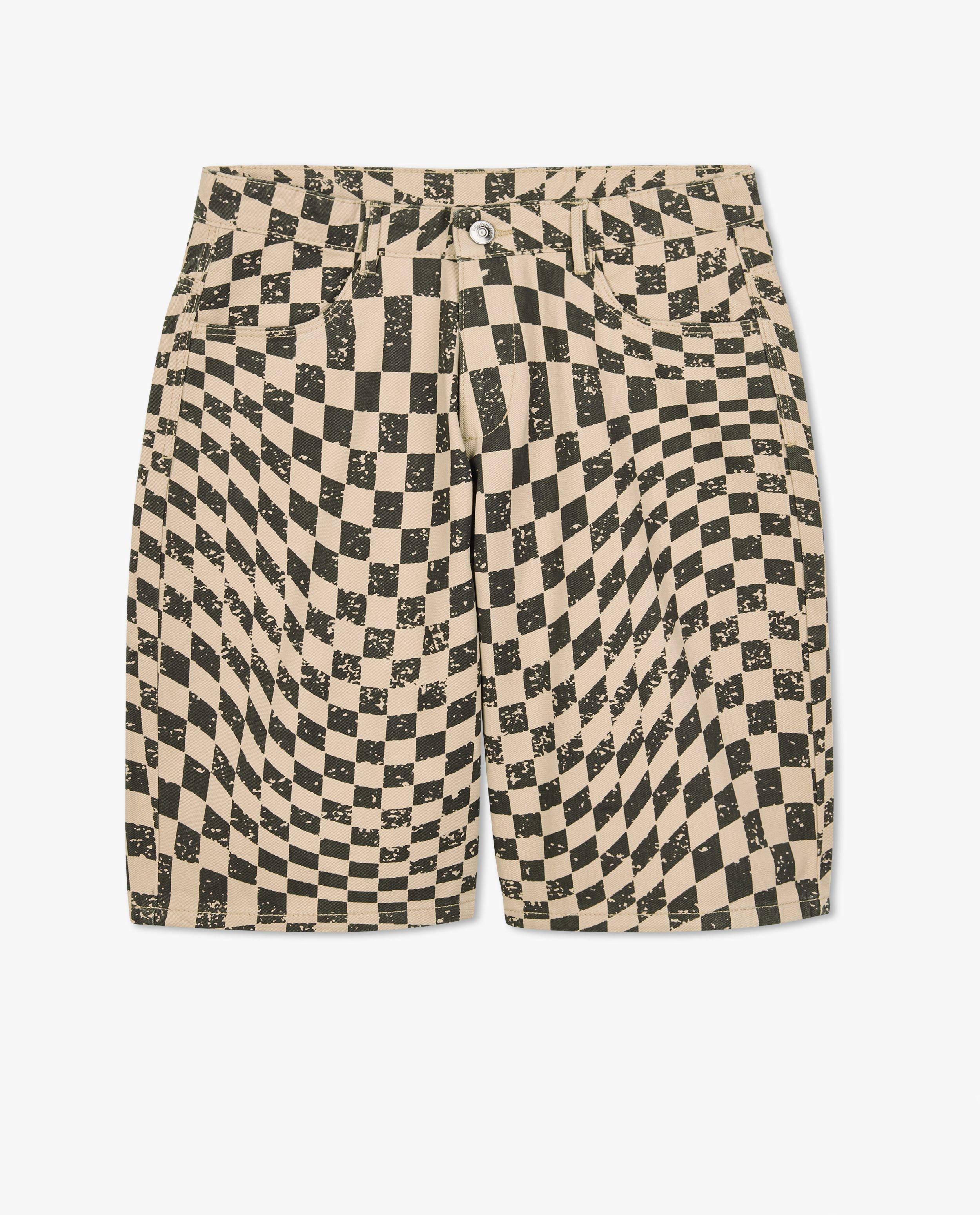 Shorten - Short met ruiten, skater fit