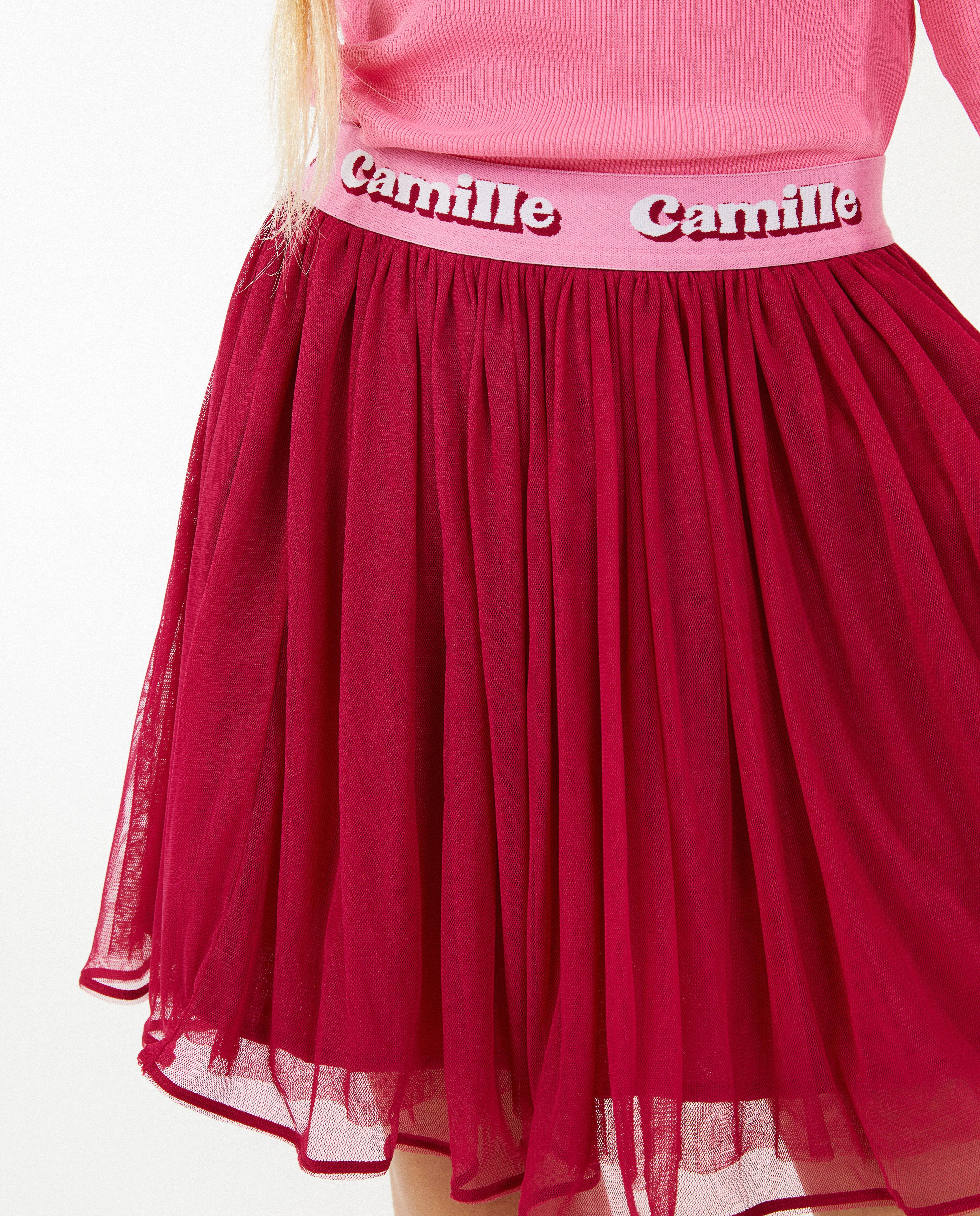 Jupes - Jupe rose avec du tulle