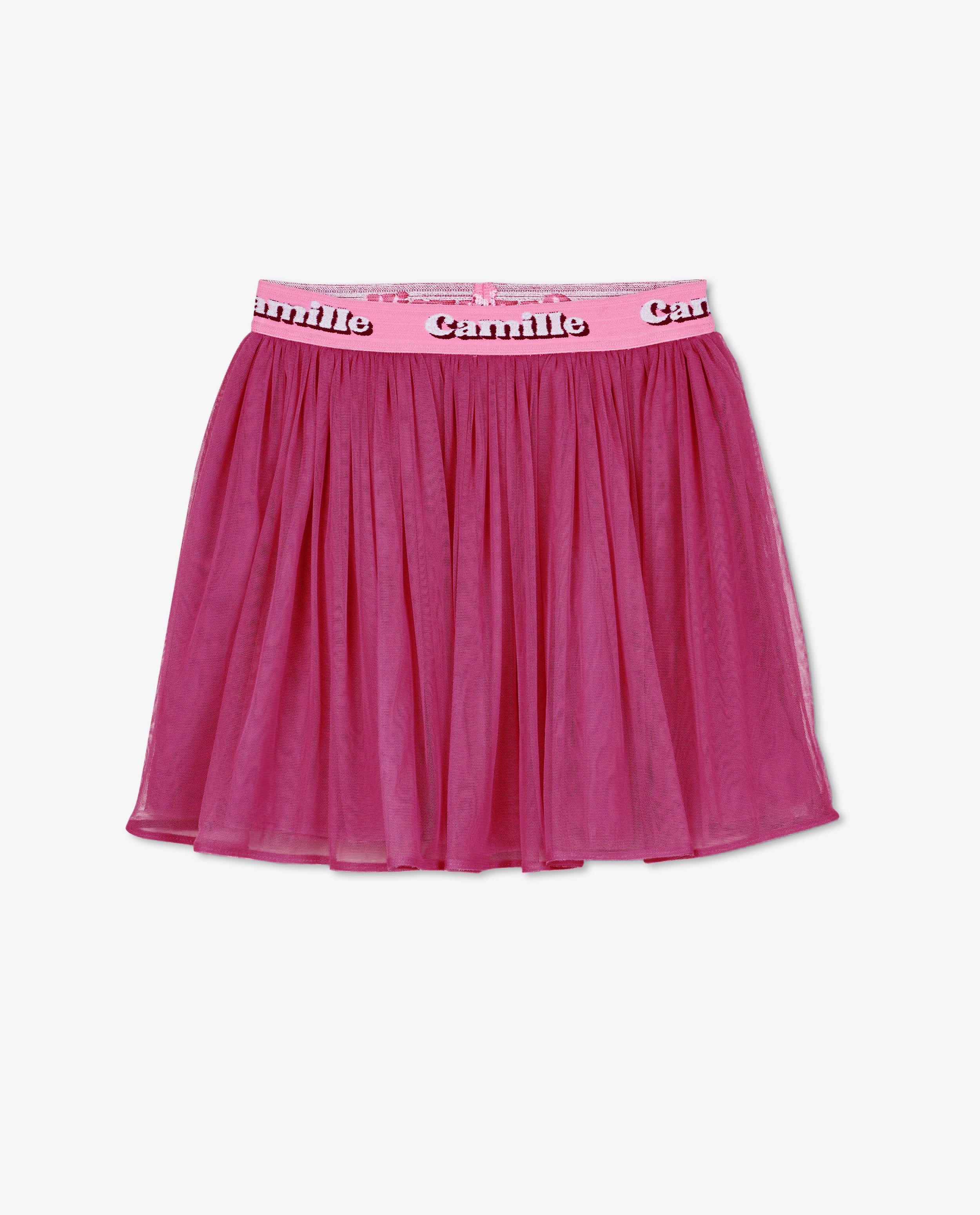 Jupes - Jupe rose avec du tulle