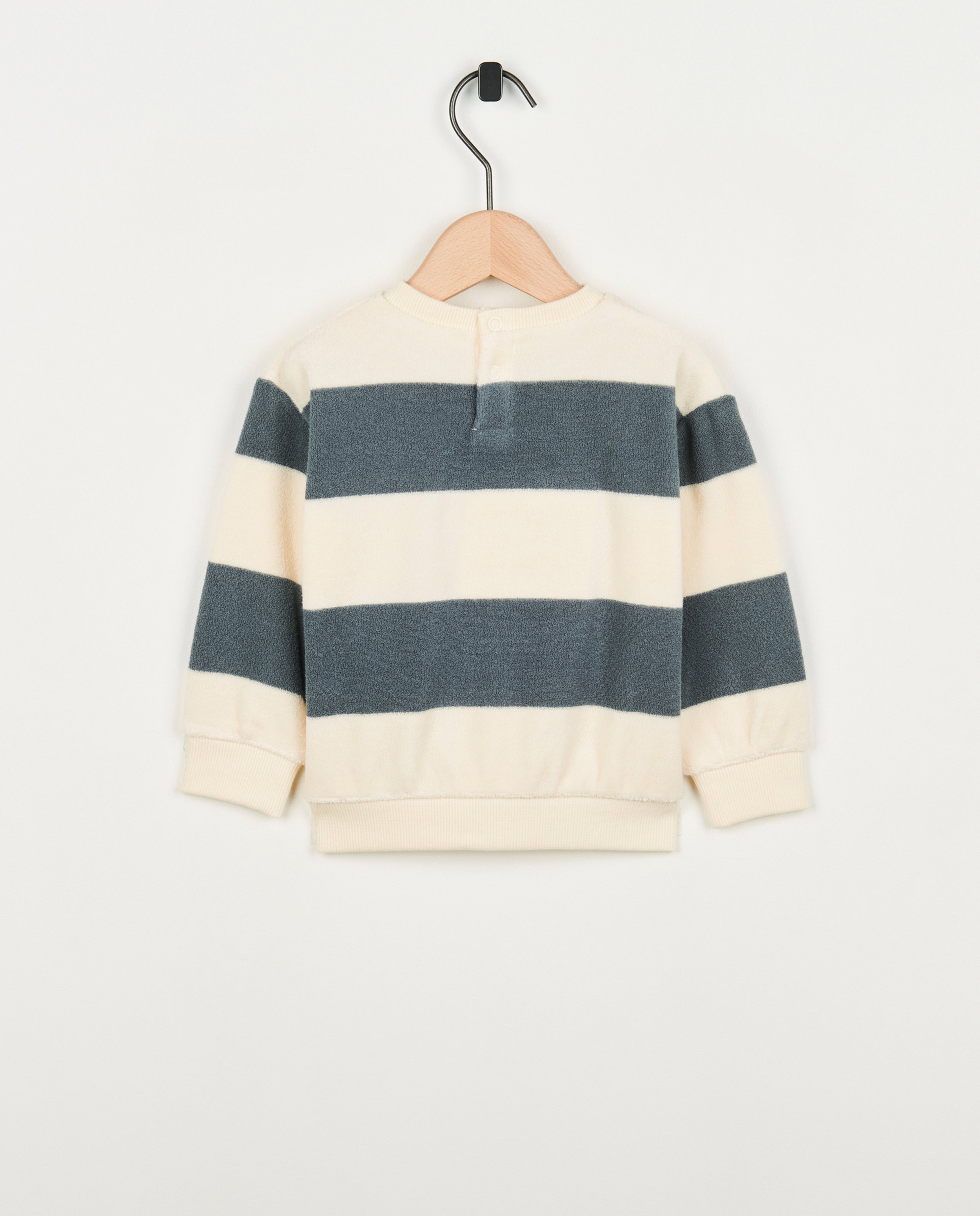 Sweaters - Sponzen sweater met strepen