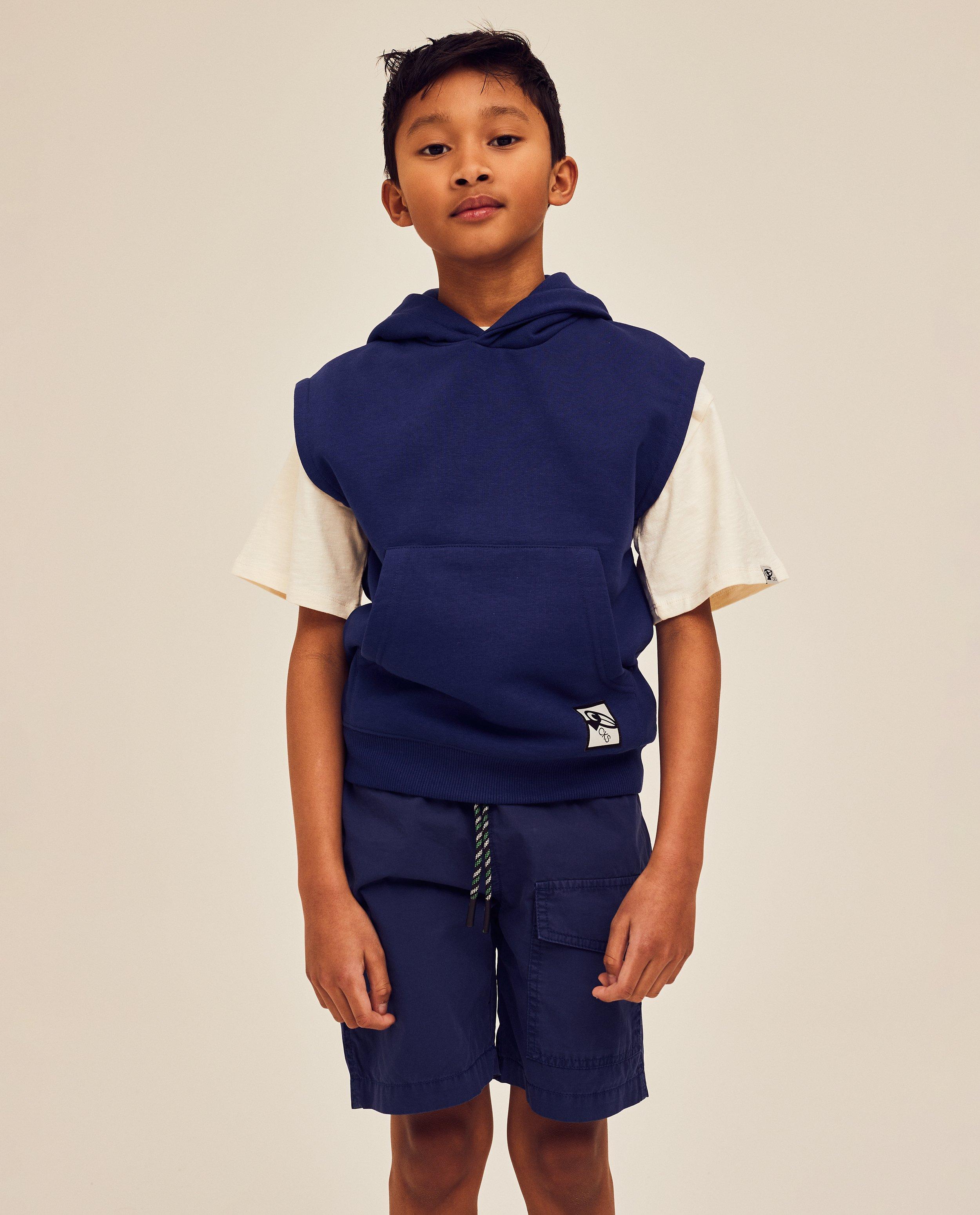 Donkerblauwe short - null - CKS