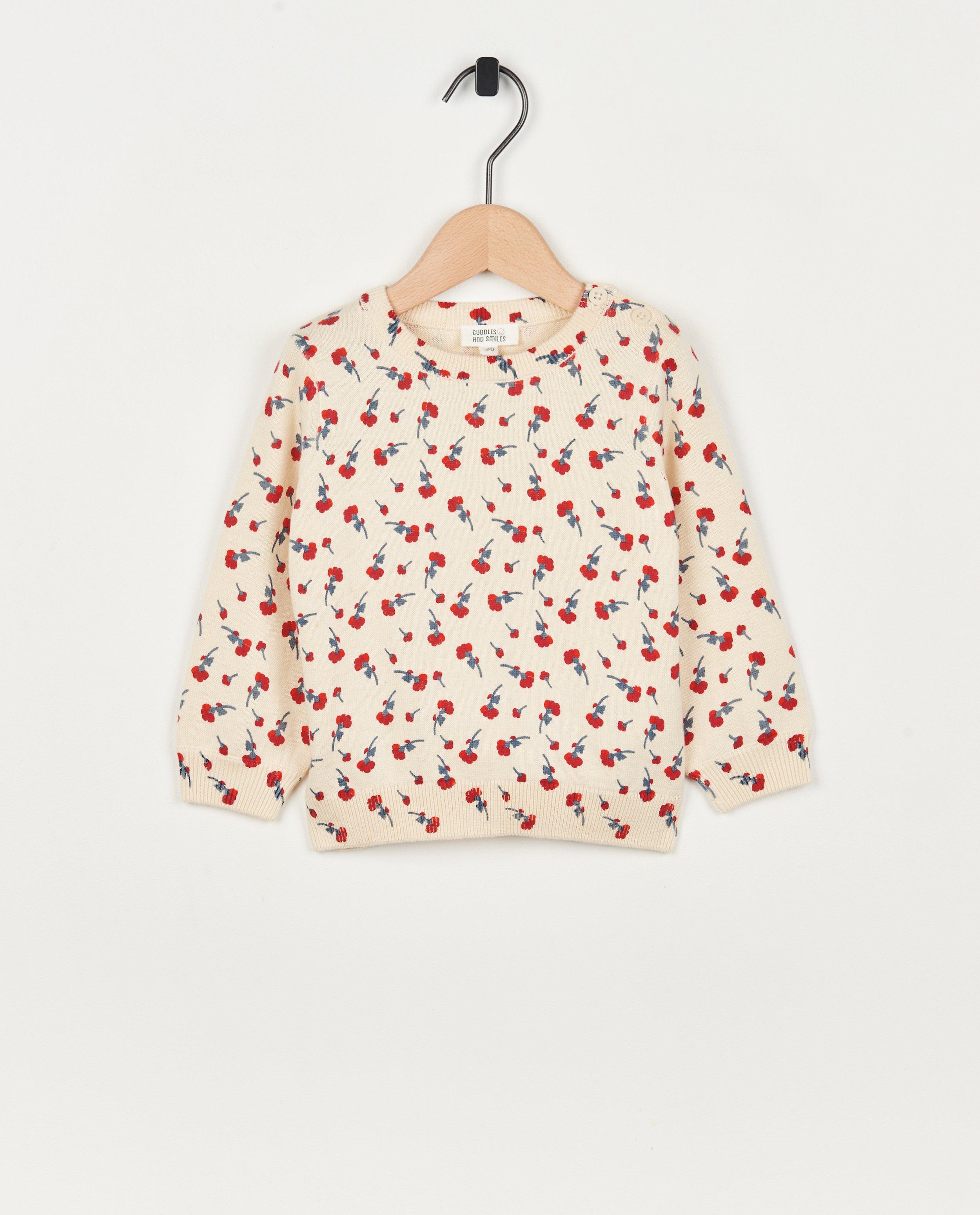Pull à imprimé fleuri - null - Cuddles and Smiles
